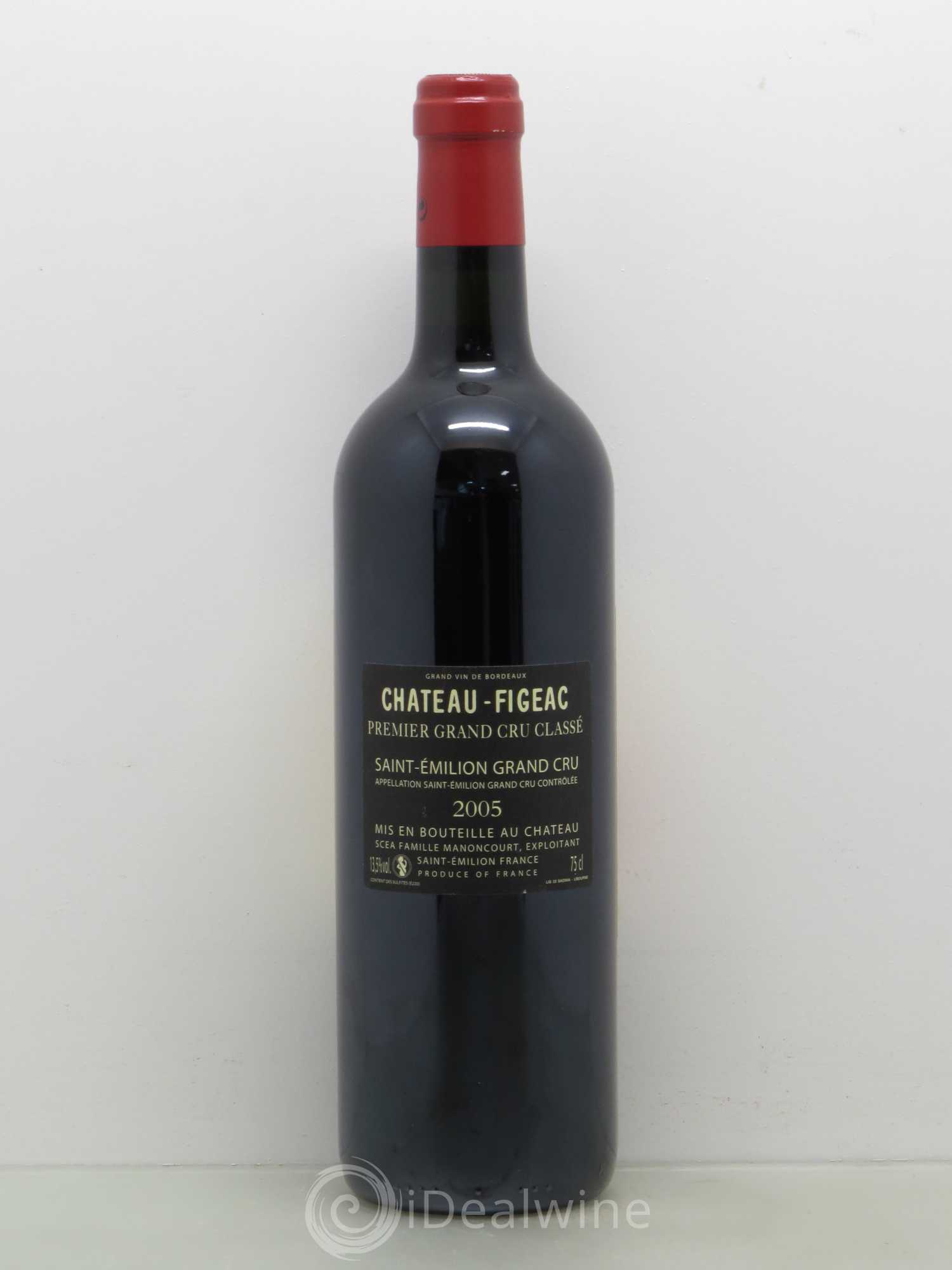 Château Figeac 1er Grand Cru Classé A 2005 - Lot de 1 bouteille - 1