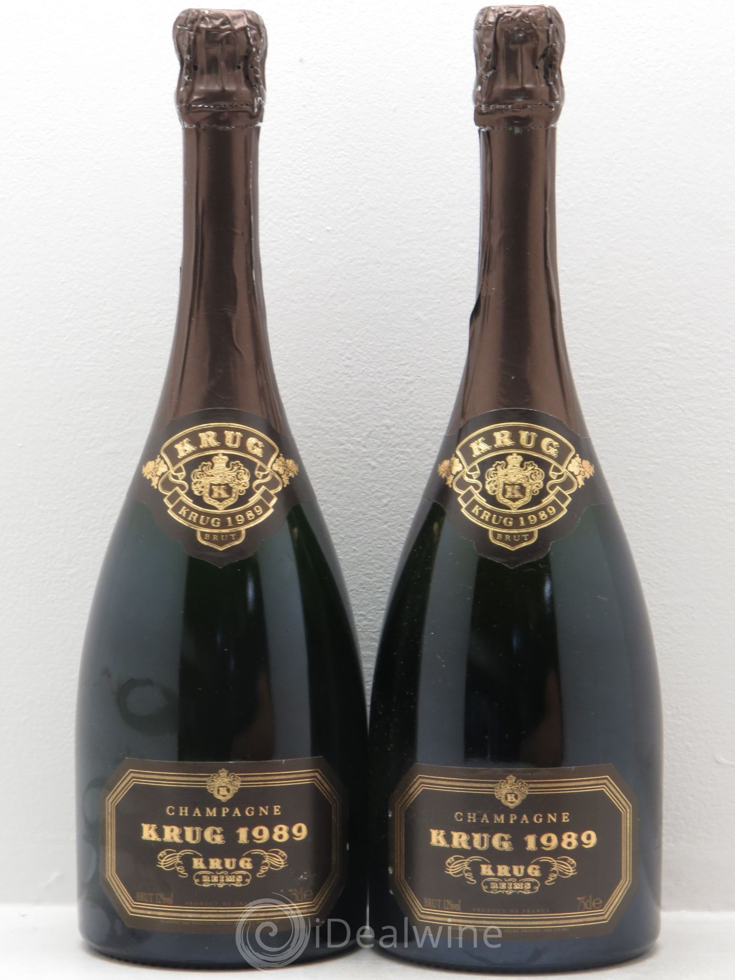 Vintage Krug 1989 - Lot de 2 bouteilles - 0