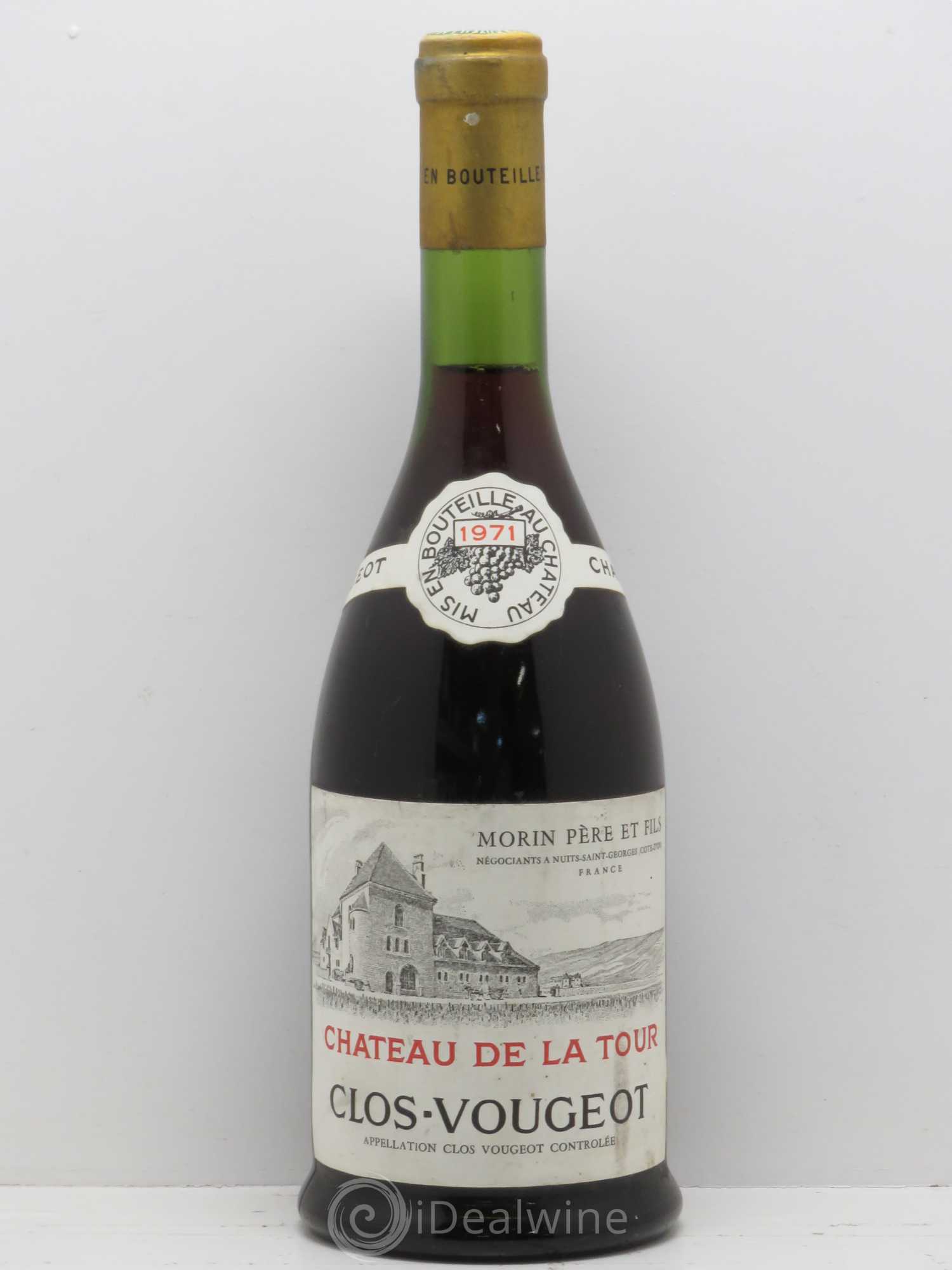 Clos de Vougeot Grand Cru Château de La Tour 1971 - Lot de 1 bouteille - 0