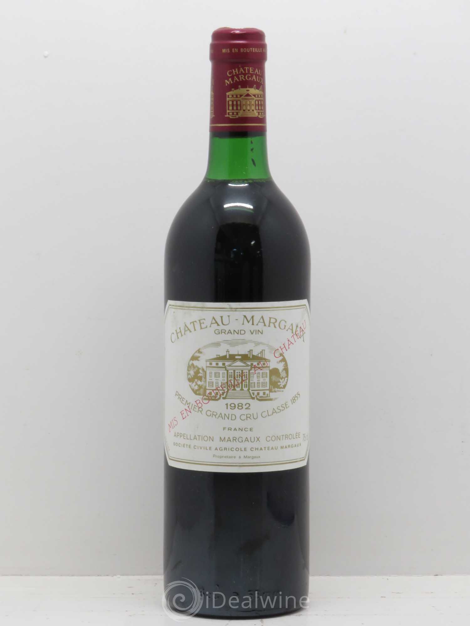 Château Margaux 1er Grand Cru Classé 1982 - Lot de 1 bouteille - 0