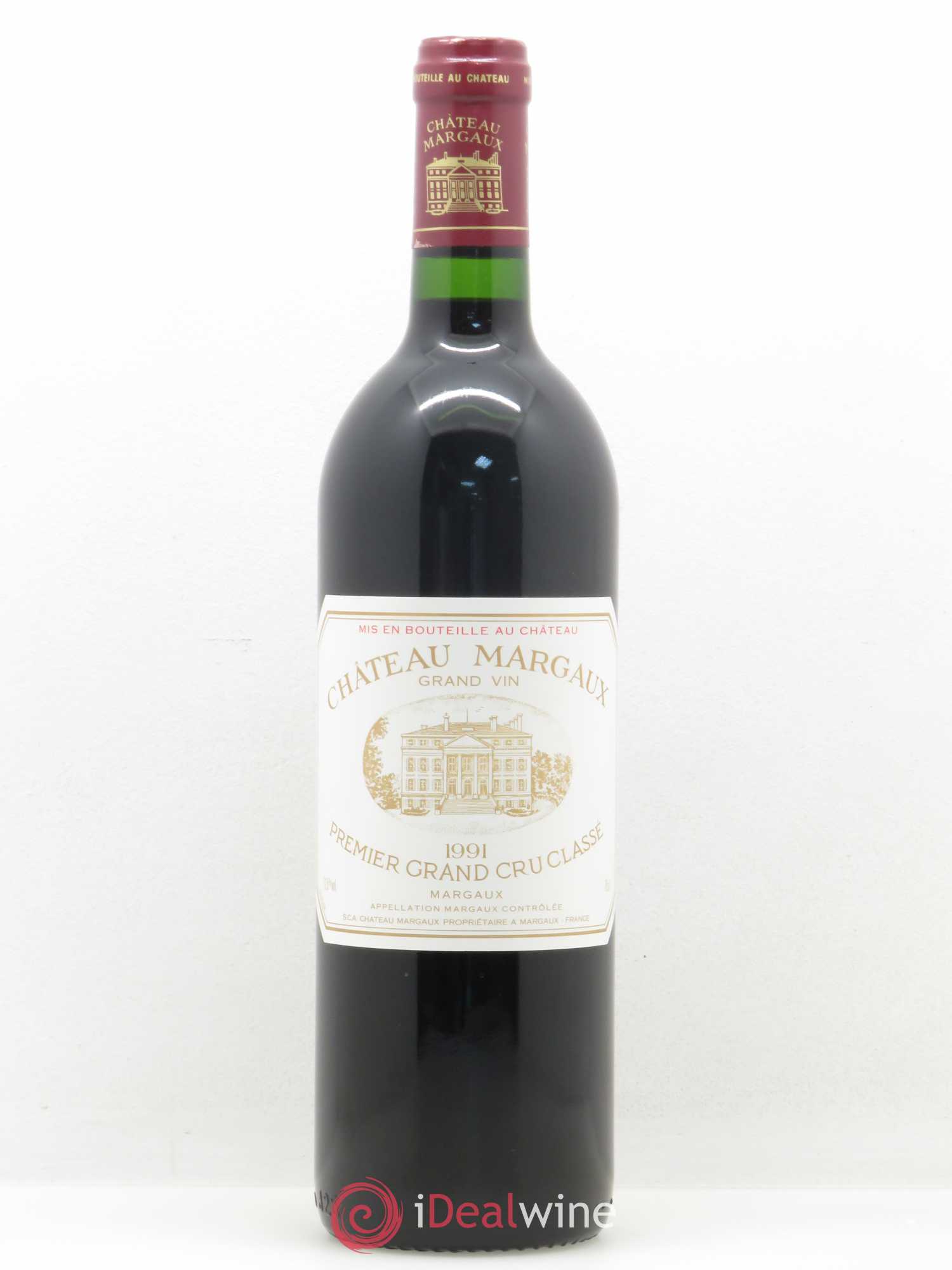 Château Margaux 1er Grand Cru Classé 1991 - Lot de 1 bouteille - 0