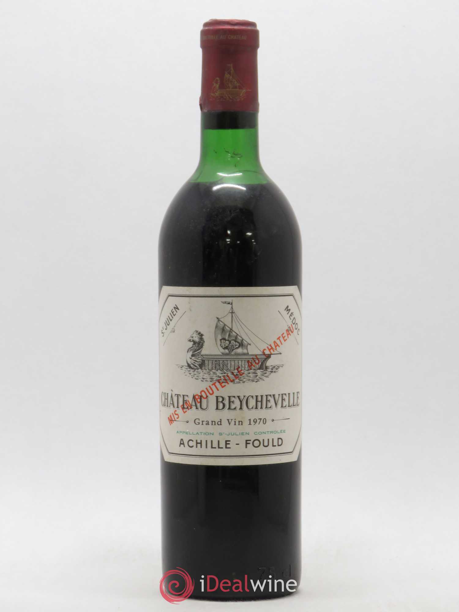 Château Beychevelle 4ème Grand Cru Classé 1970 - Lot de 1 bouteille - 0