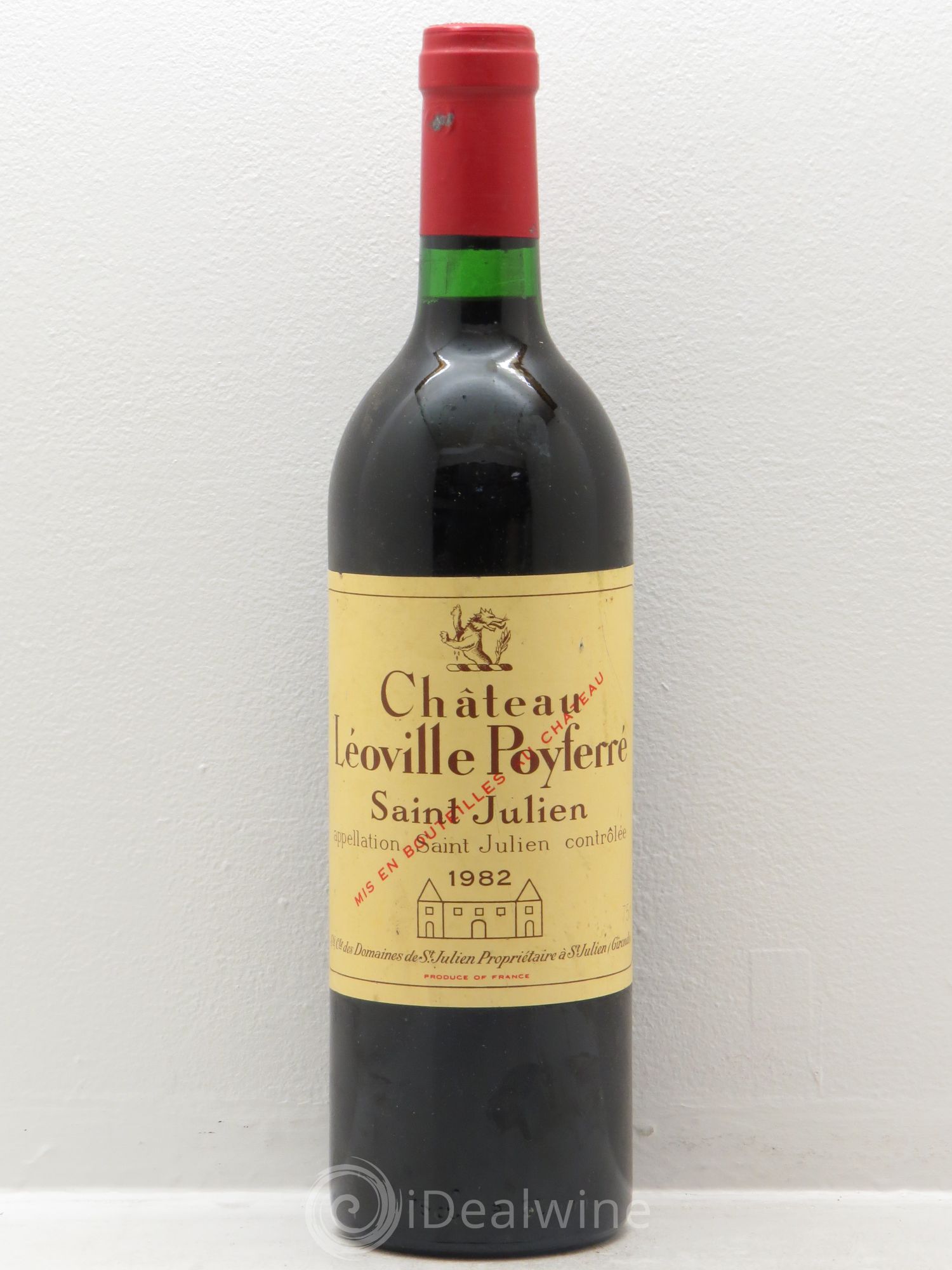 Château Léoville Poyferré 2ème Grand Cru Classé 1982 - Lot de 1 bouteille - 0