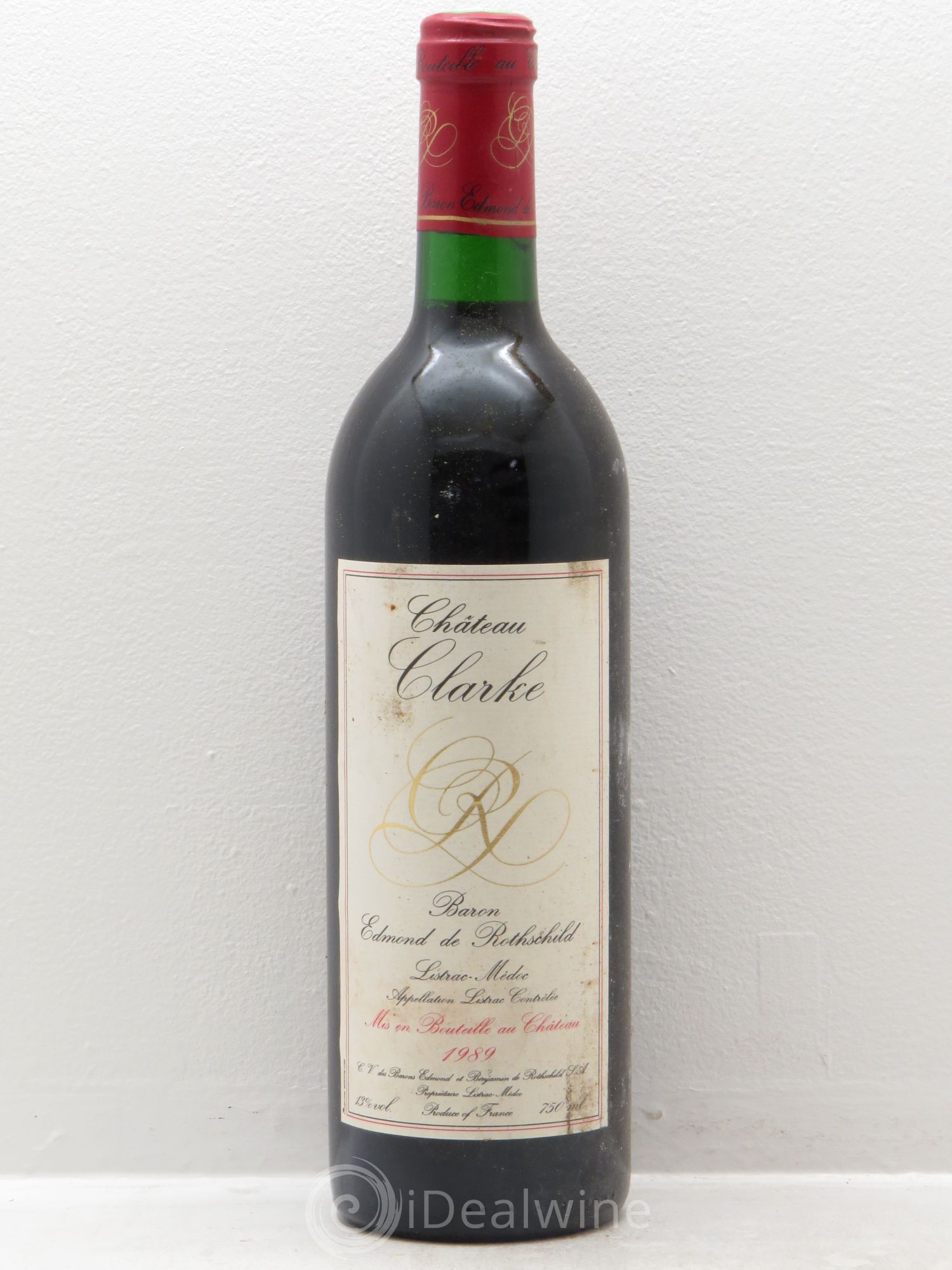 Château Clarke 1989 - Lot de 12 bouteilles - 0