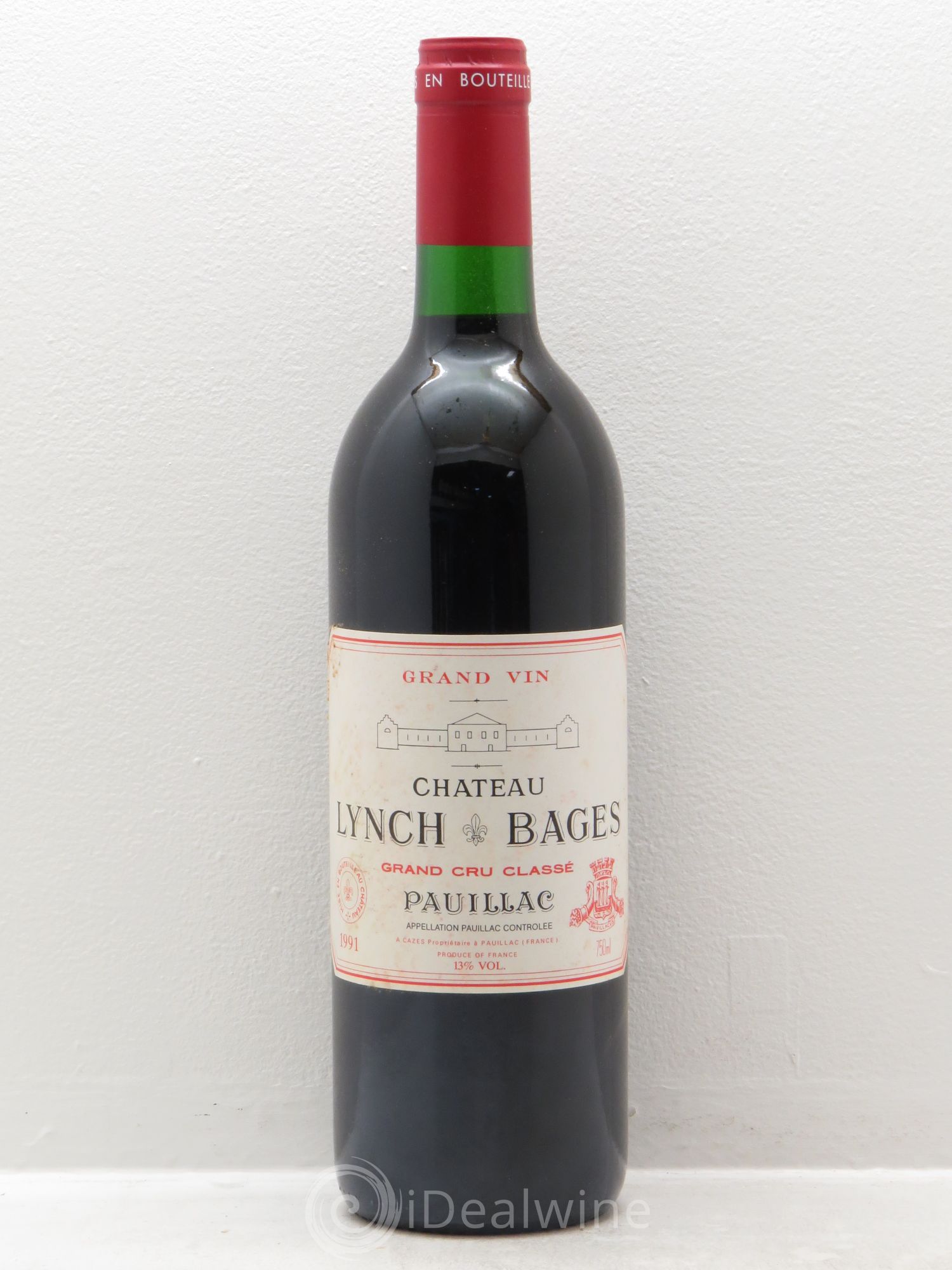 Château Lynch Bages 5ème Grand Cru Classé 1991 - Lot de 12 bouteilles - 0