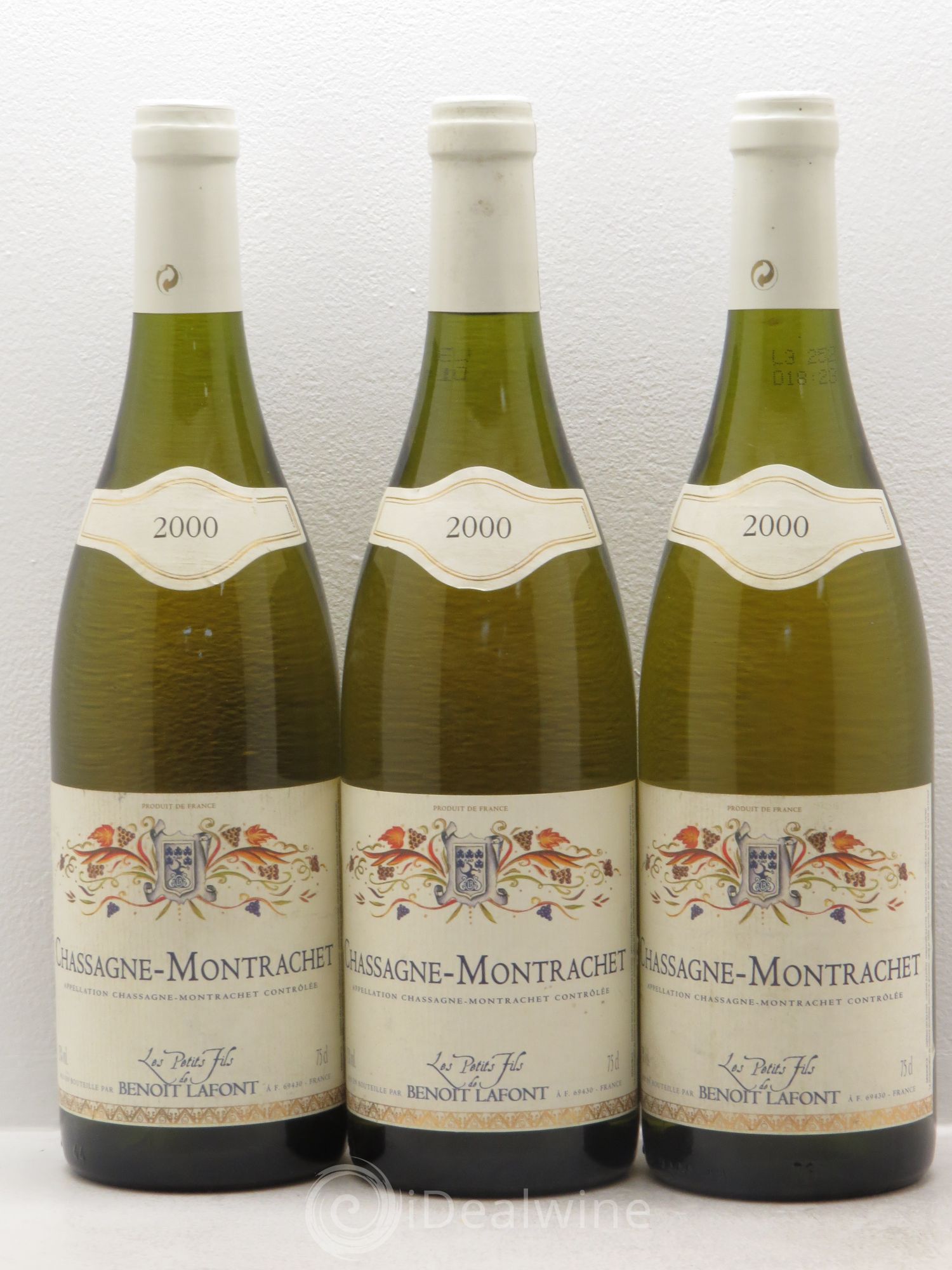 Chassagne-Montrachet Domaine Benoit Lafont 2000 - Posten von 3 Flaschen - 0