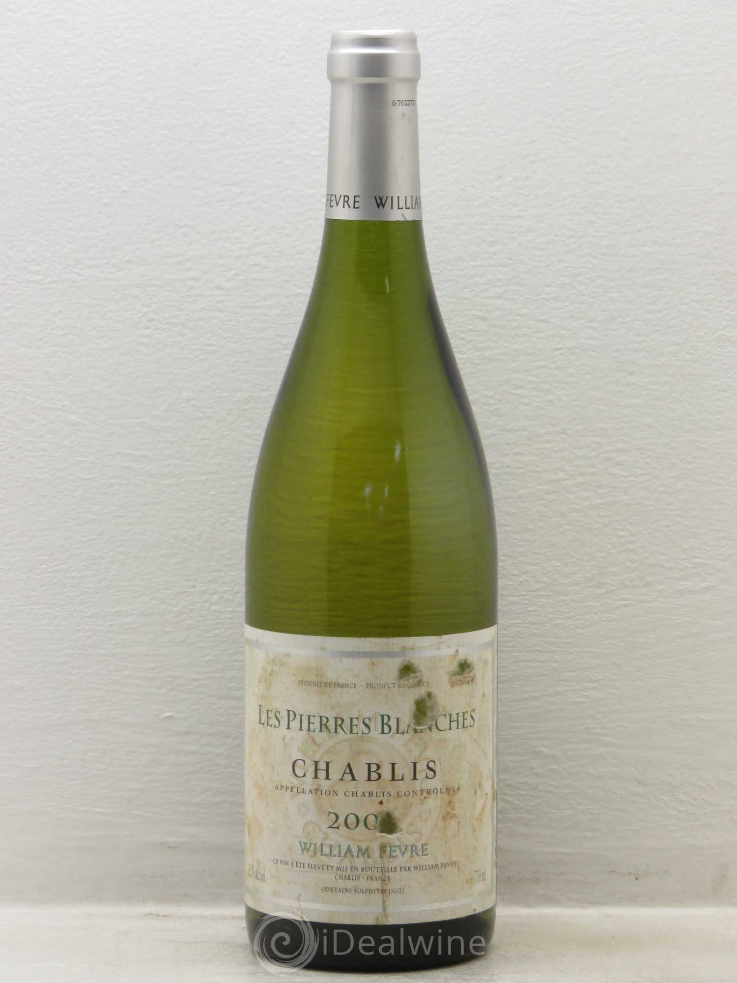 Chablis William Fèvre Les Pierres Blanches (sans prix de réserve) 2006 - Posten von 1 Flasche - 0