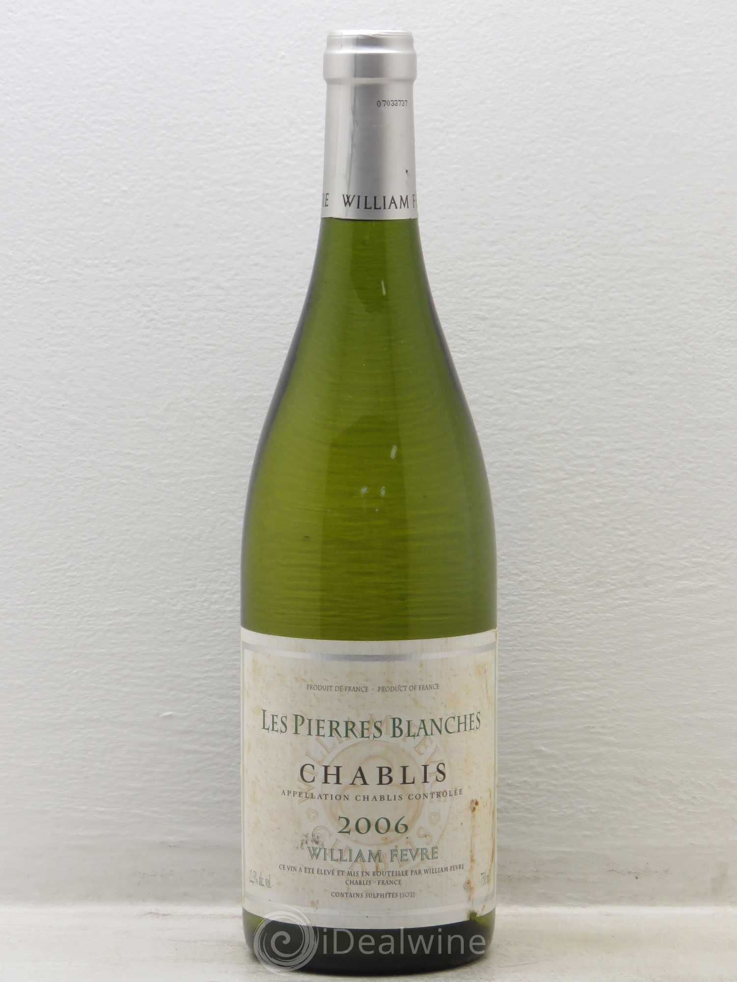 Chablis William Fèvre Les Pierres Blanches (sans prix de réserve) 2006 - Posten von 1 Flasche - 0