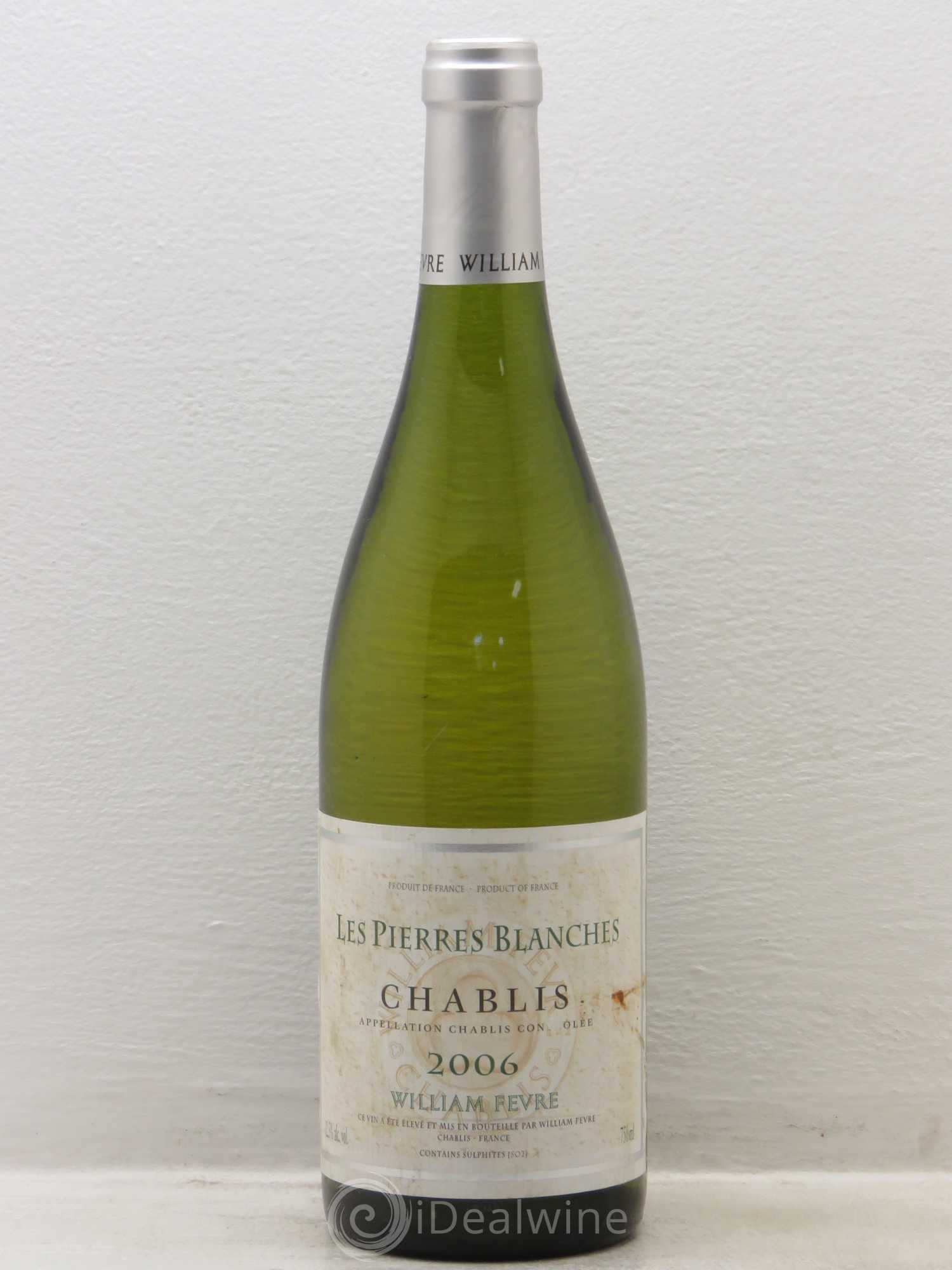 Chablis William Fèvre Les Pierres Blanches (sans prix de réserve) 2006 - Posten von 1 Flasche - 0