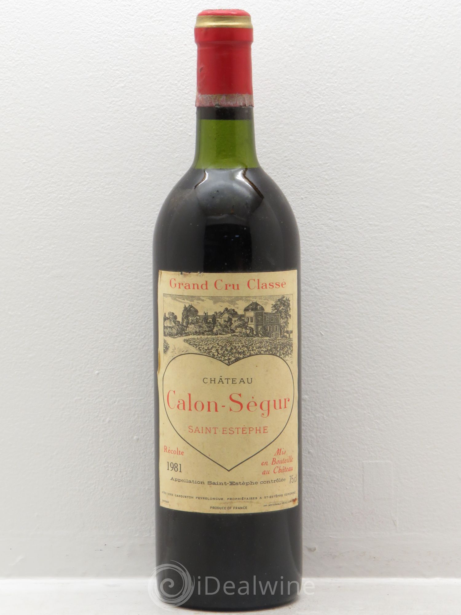 Château Calon Ségur 3ème Grand Cru Classé 1981 - Lot de 1 bouteille - 0