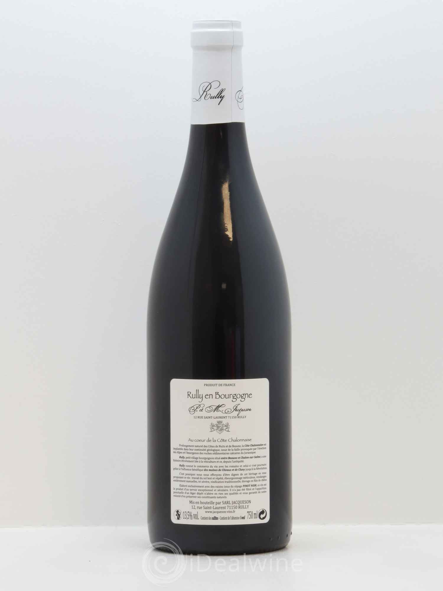Rully 1er Cru Les Cloux Paul & Marie Jacqueson 2015 - Lot de 1 bouteille - 1