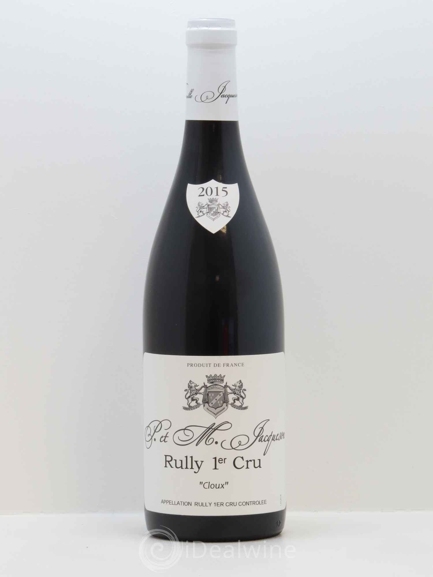 Rully 1er Cru Les Cloux Paul & Marie Jacqueson 2015 - Lot de 1 bouteille - 0