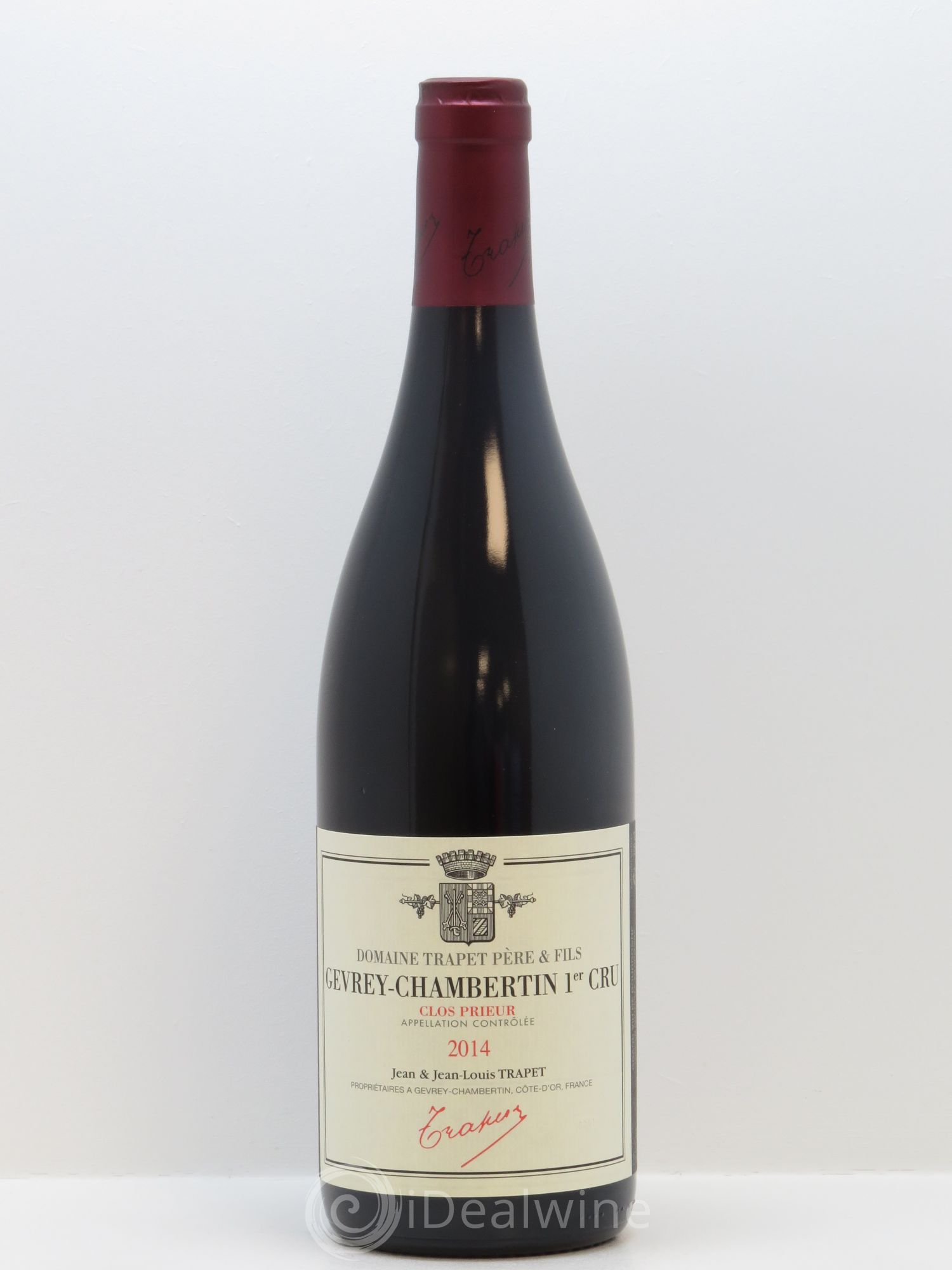 Gevrey-Chambertin 1er Cru Clos Prieur Domaine Trapet 2014 - Lot de 1 bouteille - 0