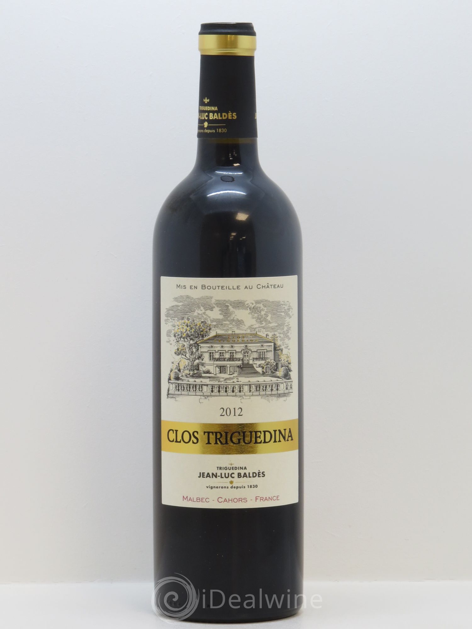 Cahors Clos Triguedina Jean-Luc Baldès 2012 - Lot de 1 bouteille - 0