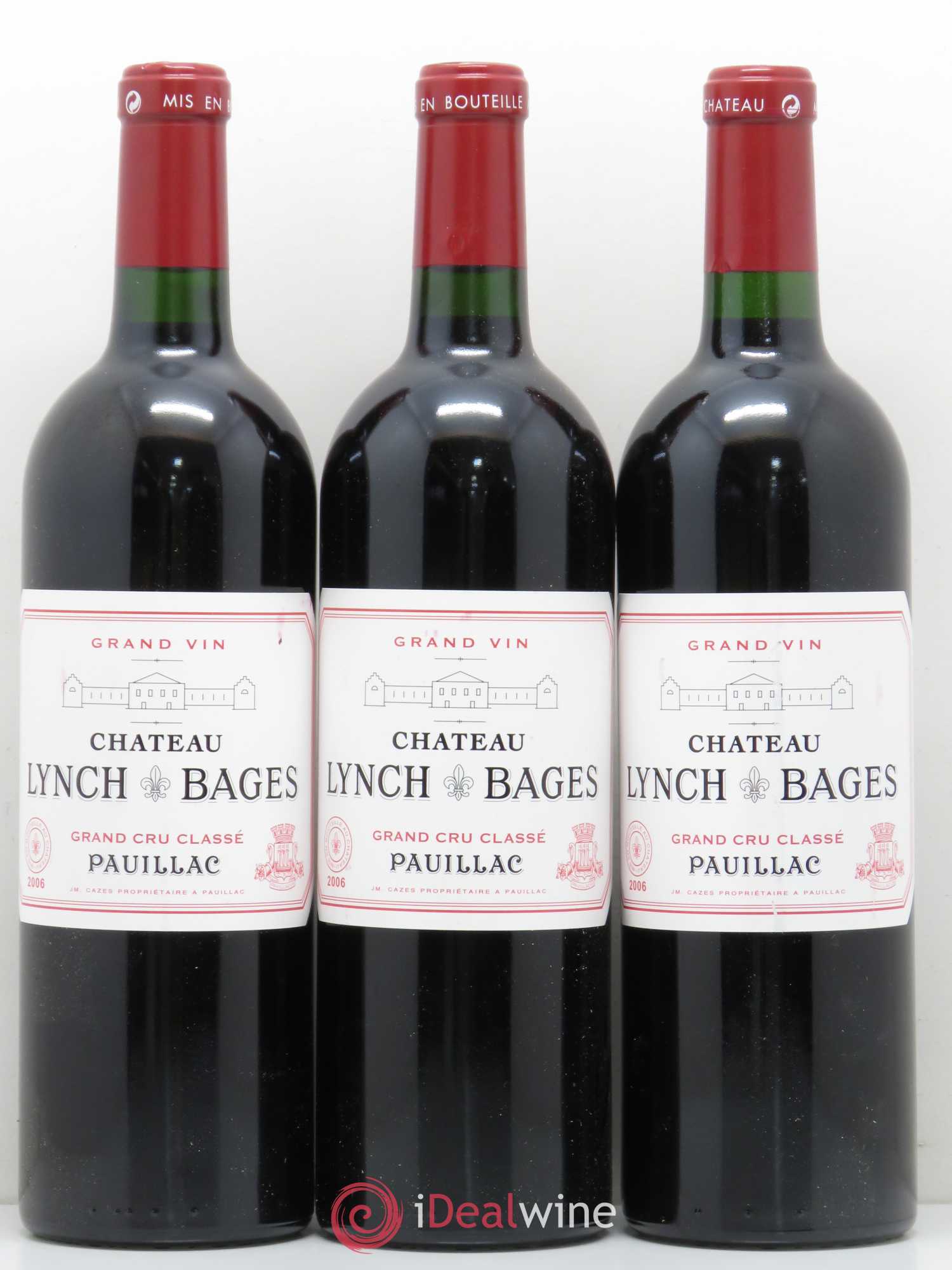 Château Lynch Bages 5ème Grand Cru Classé 2006 - Lot de 12 bouteilles - 1