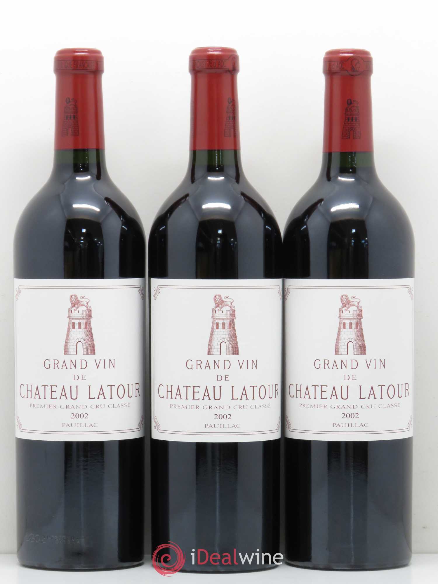 Château Latour 1er Grand Cru Classé 2002 - Lot de 12 bouteilles - 1
