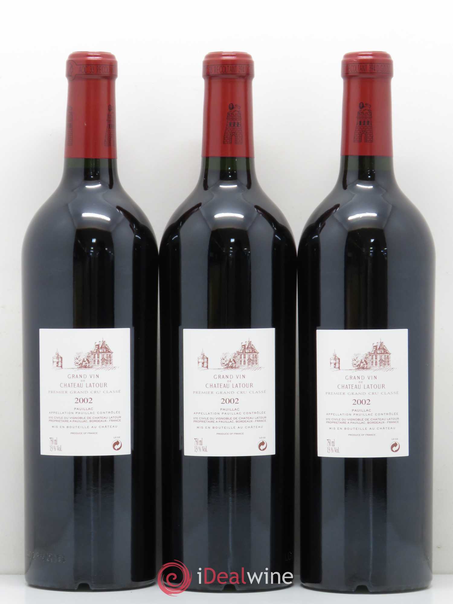 Château Latour 1er Grand Cru Classé 2002 - Lot de 12 bouteilles - 4