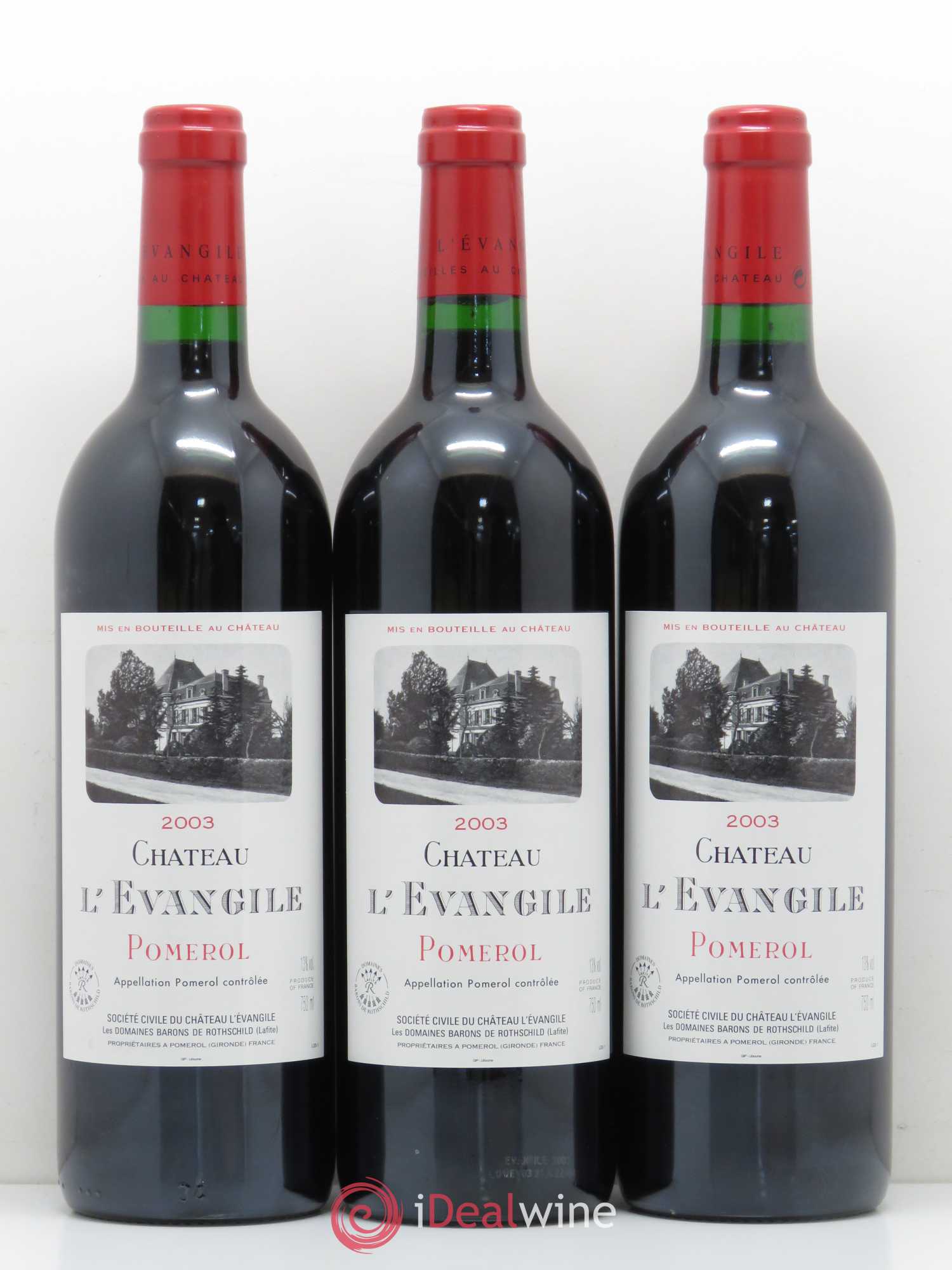 Château l' Évangile 2003 - Lot de 12 bouteilles - 4