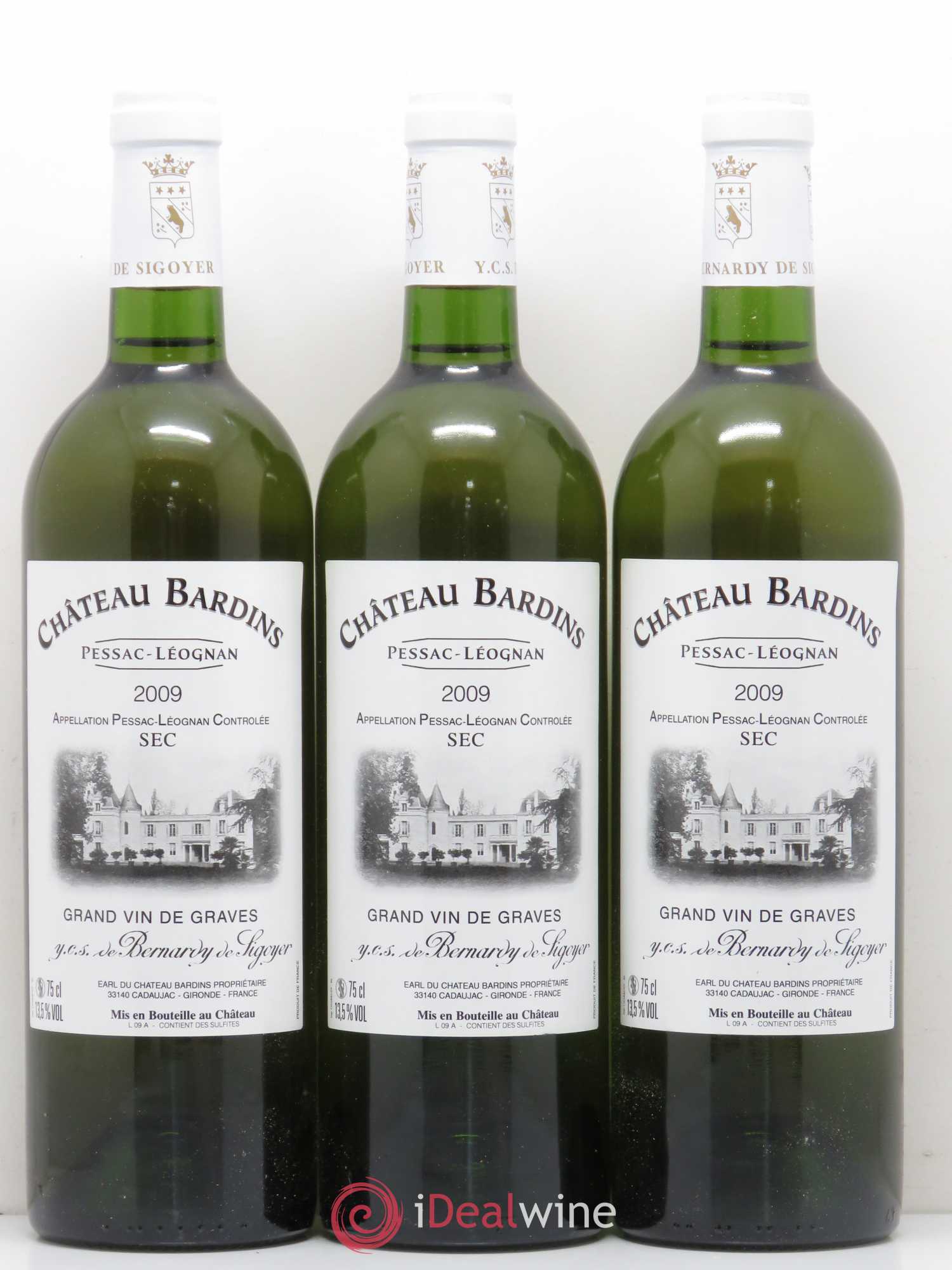 Château Bardins 2009 - Lot de 12 bouteilles - 4