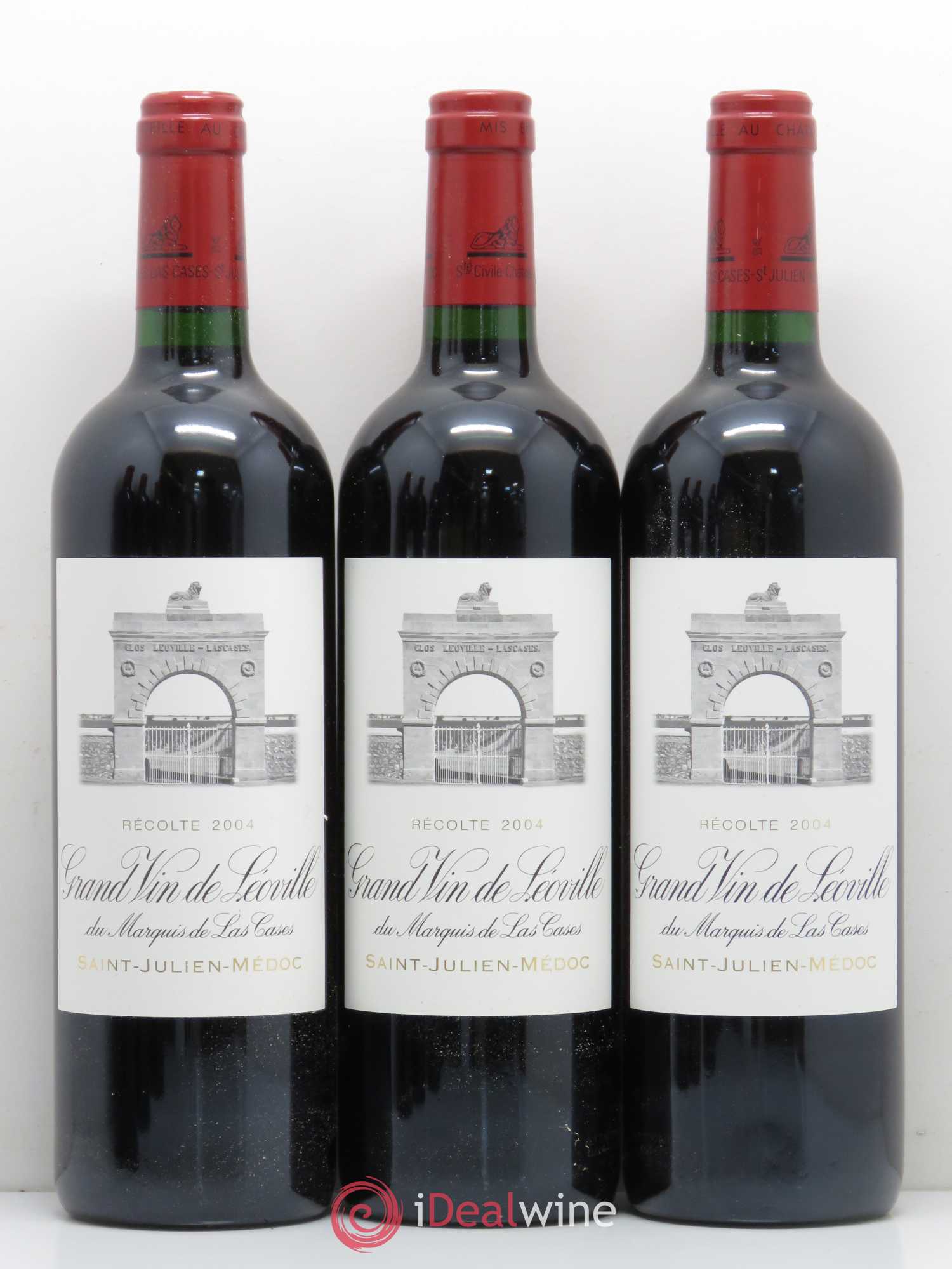 Château Léoville Las Cases 2ème Grand Cru Classé 2004 - Lot de 6 bouteilles - 1