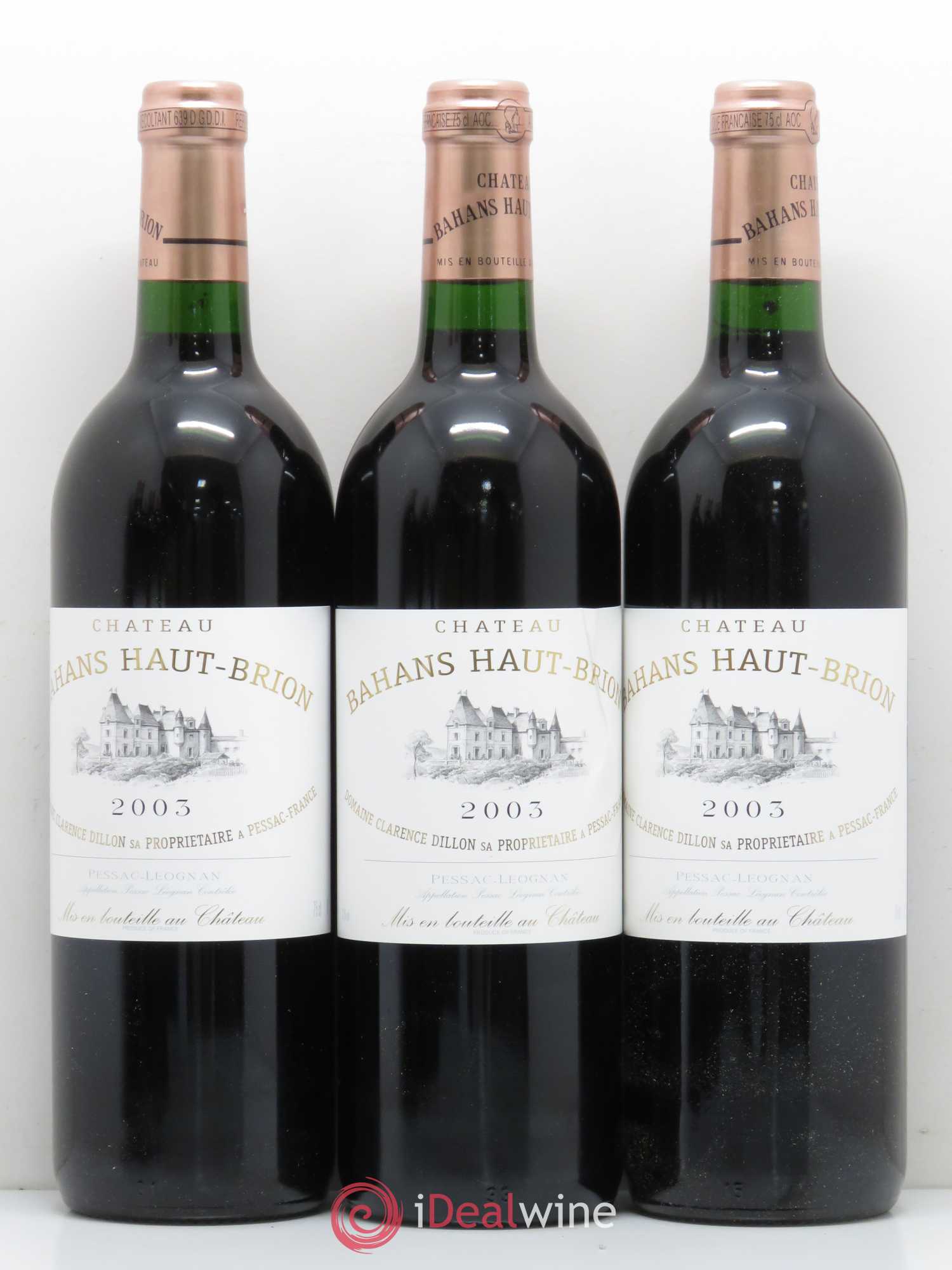 Clarence (Bahans) de Haut-Brion Second Vin 2003 - Lot de 6 bouteilles - 1