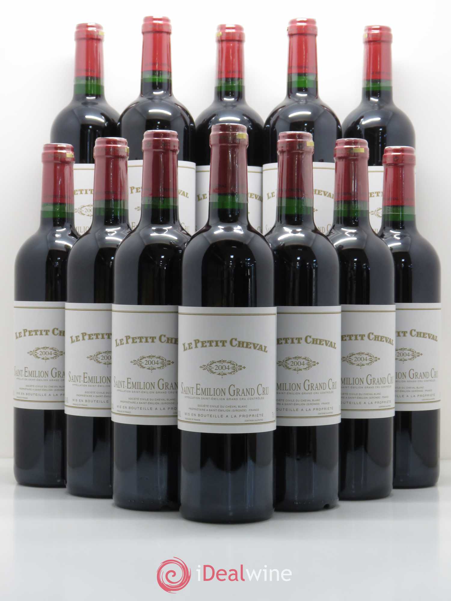 Le Petit Cheval Second Vin 2004 - Lot de 12 bouteilles - 0