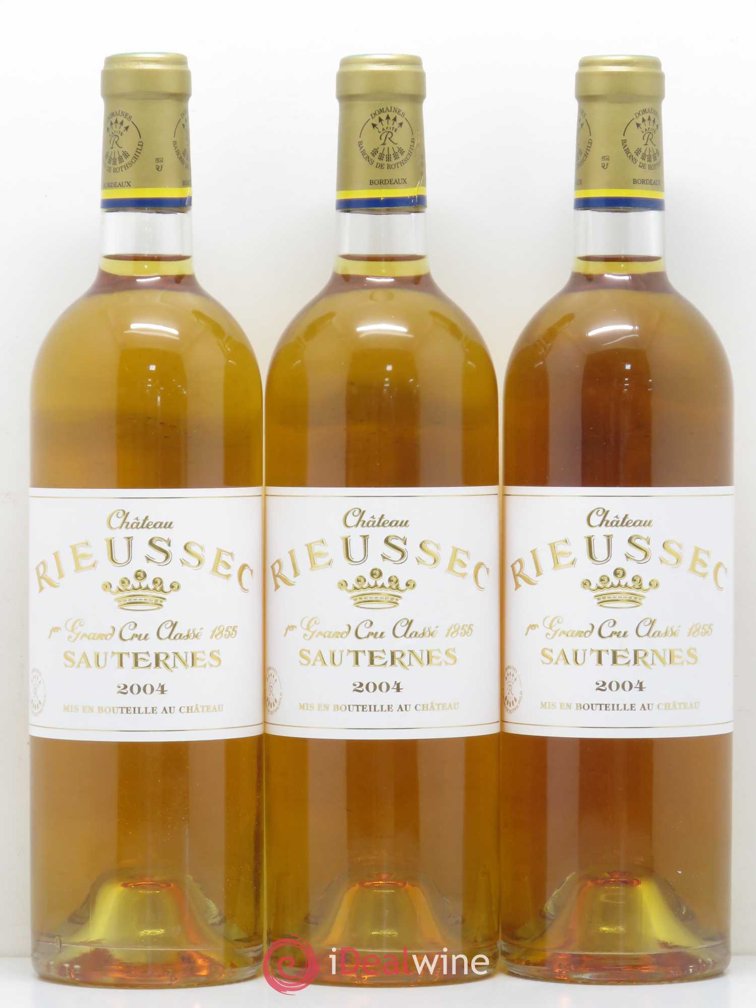 Château Rieussec 1er Grand Cru Classé 2004 - Lotto di 6 bottiglie - 1