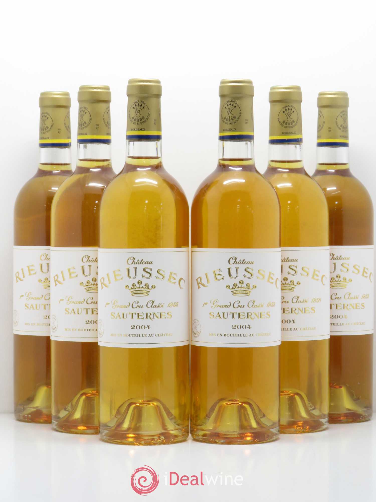 Château Rieussec 1er Grand Cru Classé 2004 - Lotto di 6 bottiglie - 0