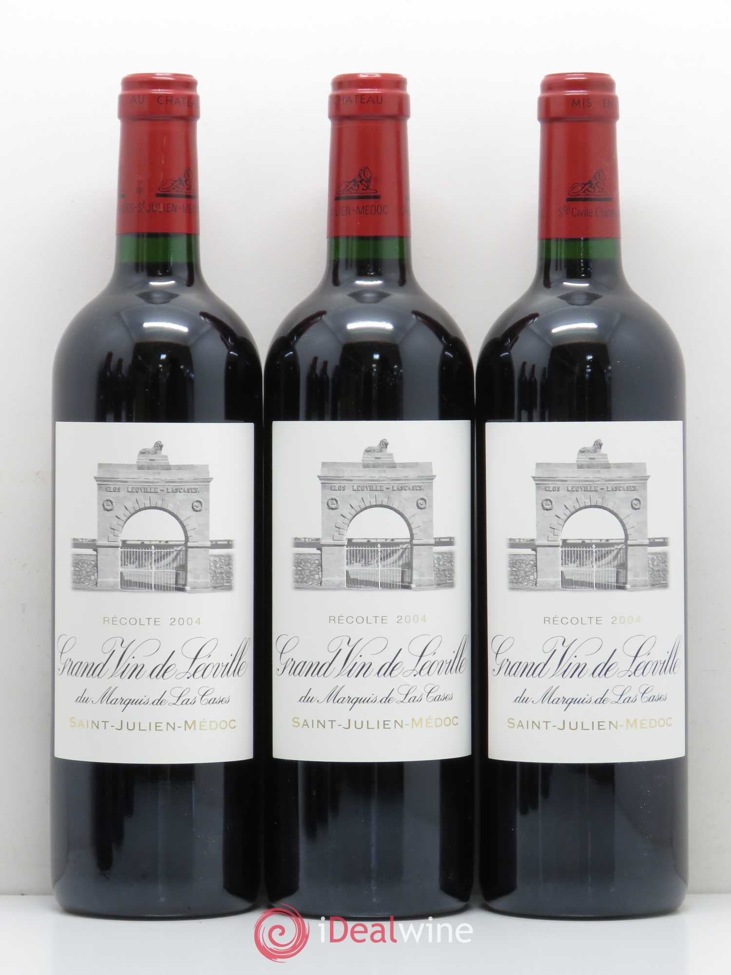 Château Léoville Las Cases 2ème Grand Cru Classé 2004 - Lot de 6 bouteilles - 1