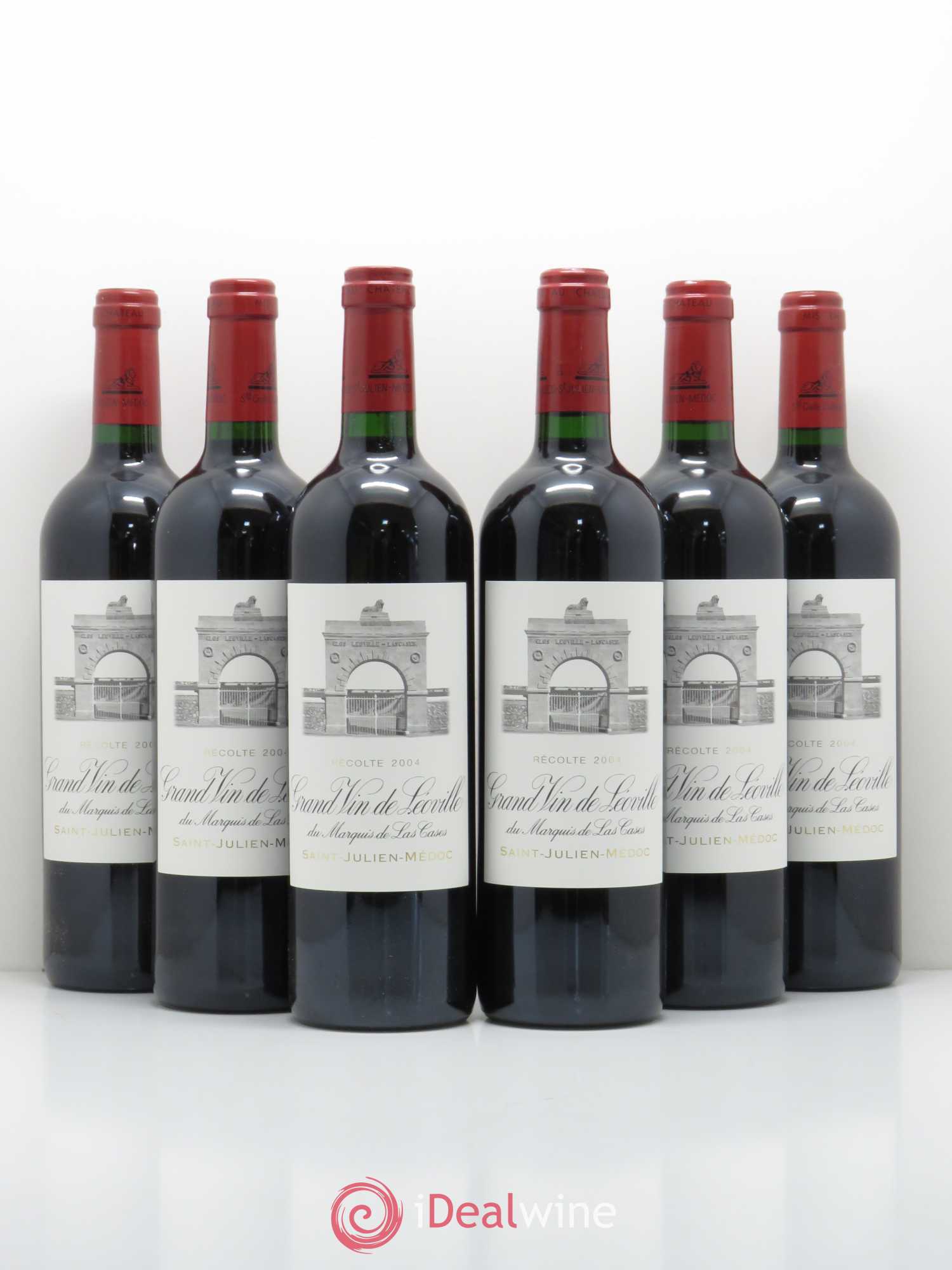Château Léoville Las Cases 2ème Grand Cru Classé 2004 - Lot de 6 bouteilles - 0