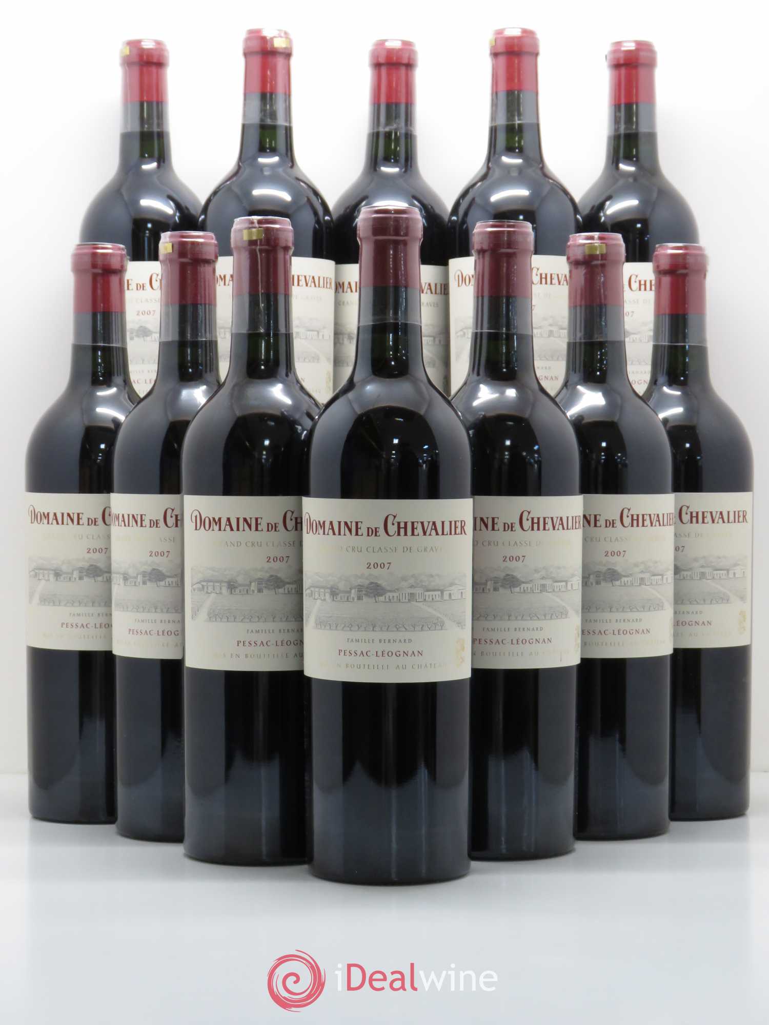 Domaine de Chevalier Cru Classé de Graves 2007 - Lot de 12 bouteilles - 0