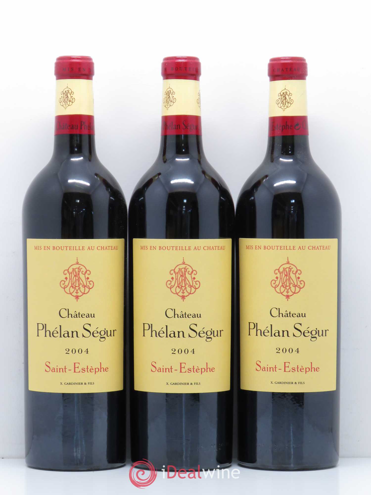 Château Phélan Ségur 2004 - Lot de 12 bouteilles - 1