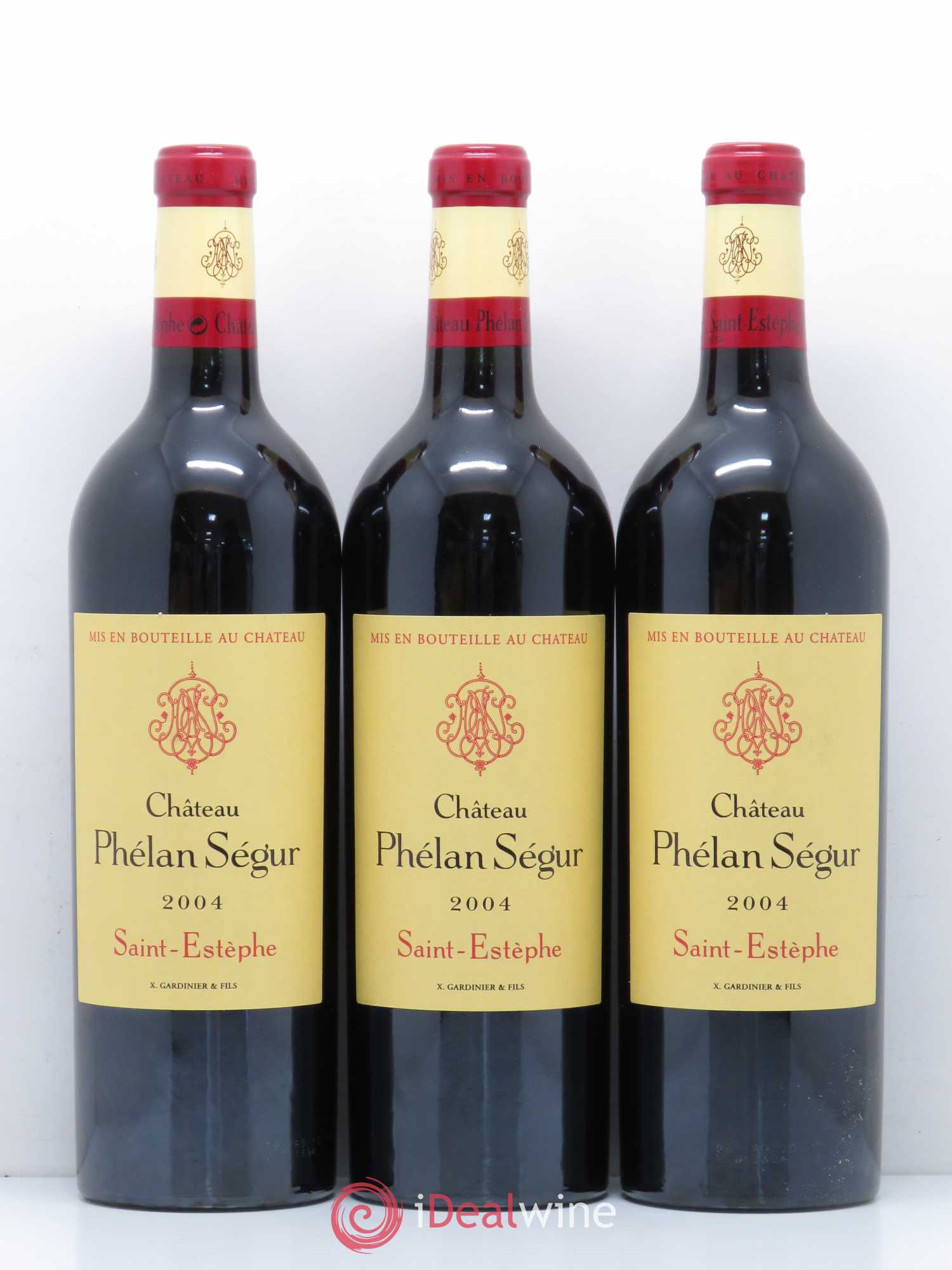 Château Phélan Ségur 2004 - Lot de 12 bouteilles - 2
