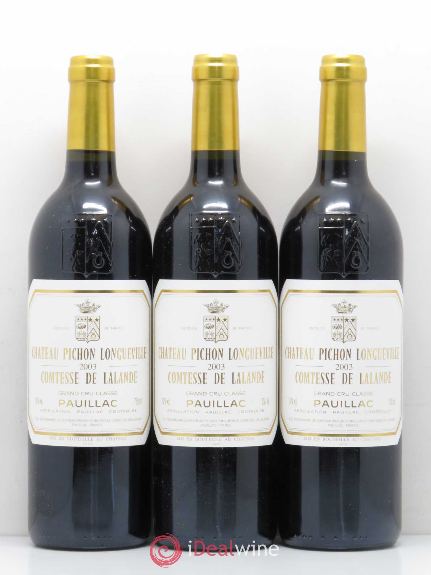 Château Pichon Longueville Comtesse de Lalande 2ème Grand Cru Classé 2003 - Lot de 6 bouteilles - 2
