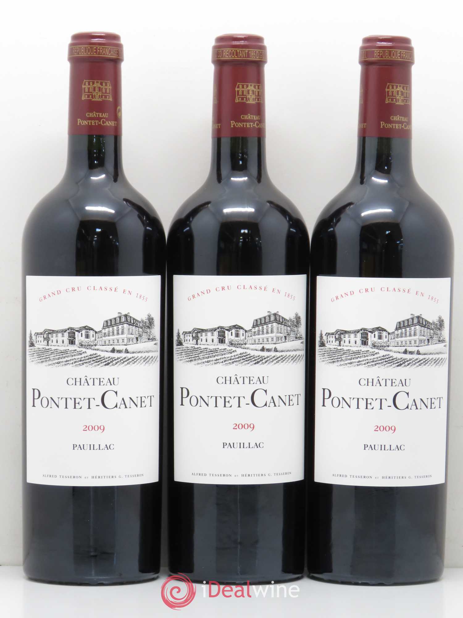 Château Pontet Canet 5ème Grand Cru Classé 2009 - Lot de 12 bouteilles - 3