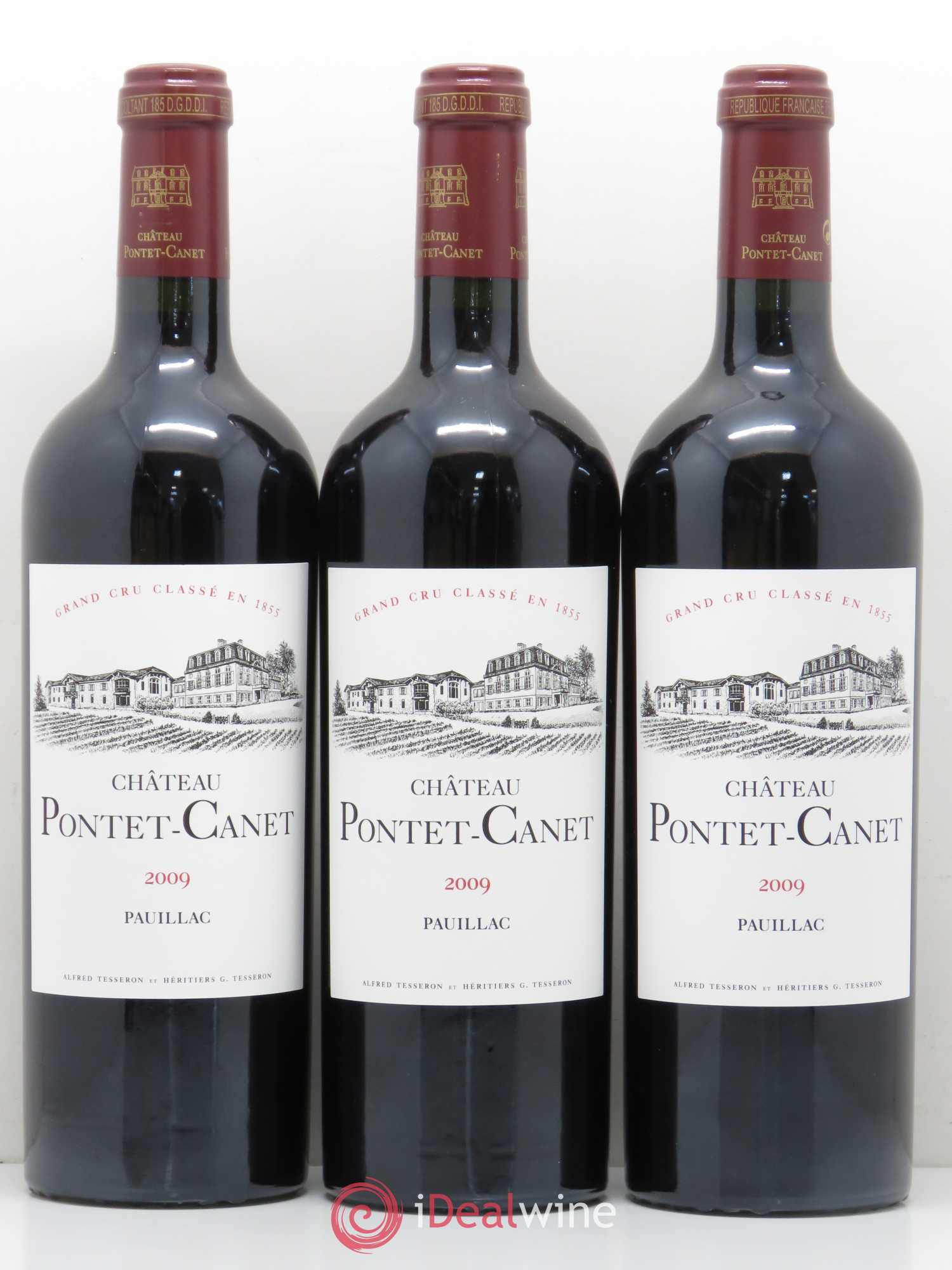 Château Pontet Canet 5ème Grand Cru Classé 2009 - Lot de 12 bouteilles - 5