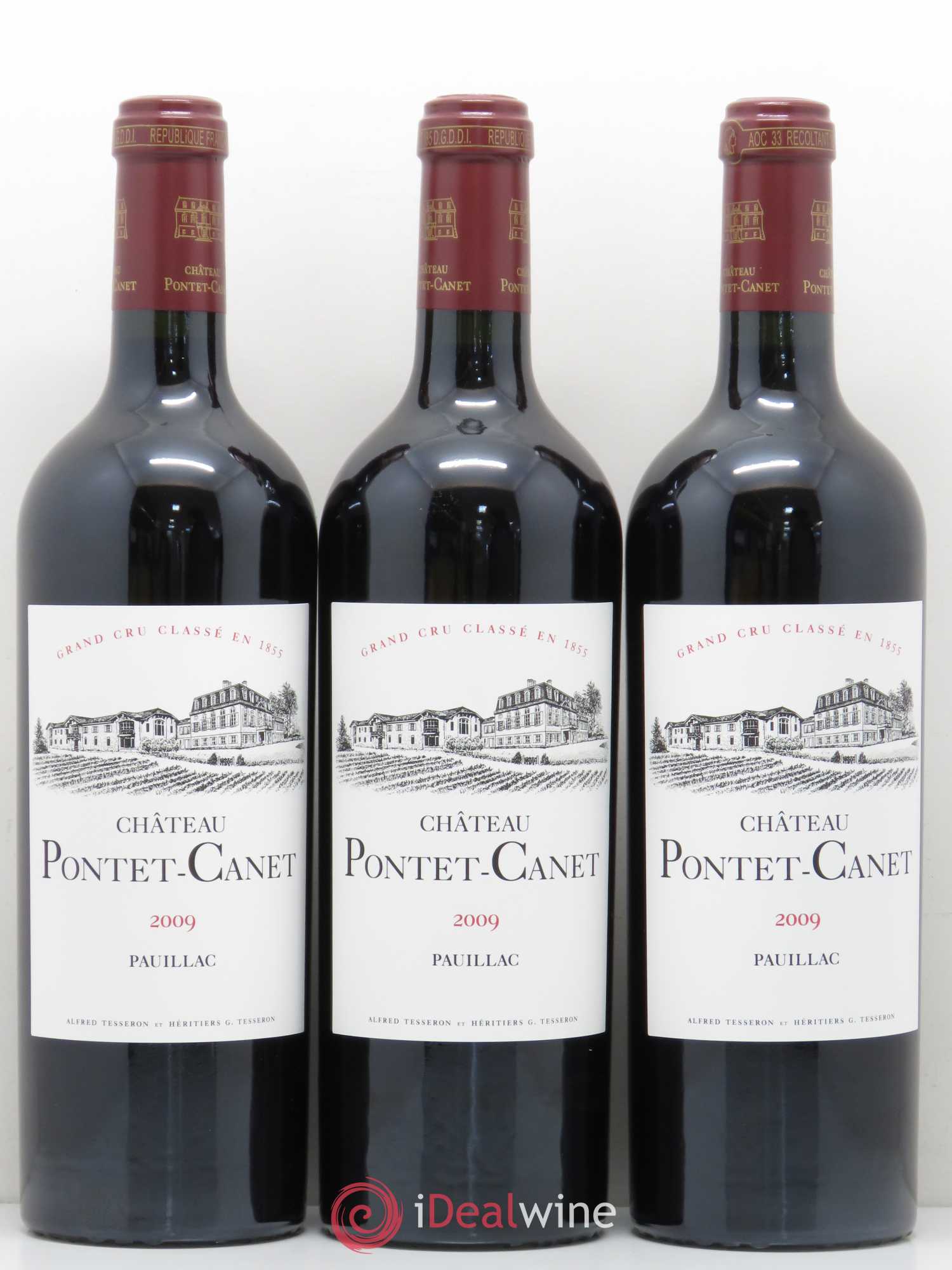 Château Pontet Canet 5ème Grand Cru Classé 2009 - Lot de 12 bouteilles - 3