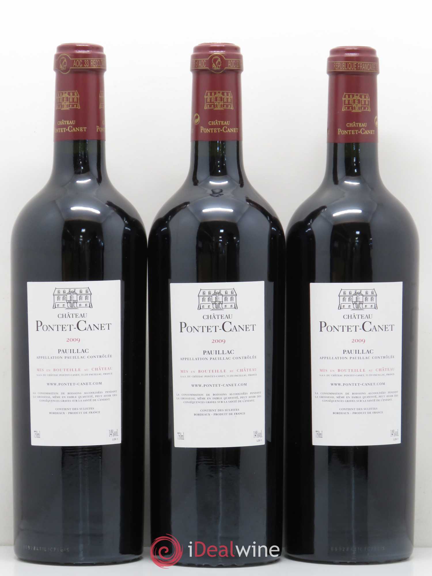Château Pontet Canet 5ème Grand Cru Classé 2009 - Lot de 12 bouteilles - 4