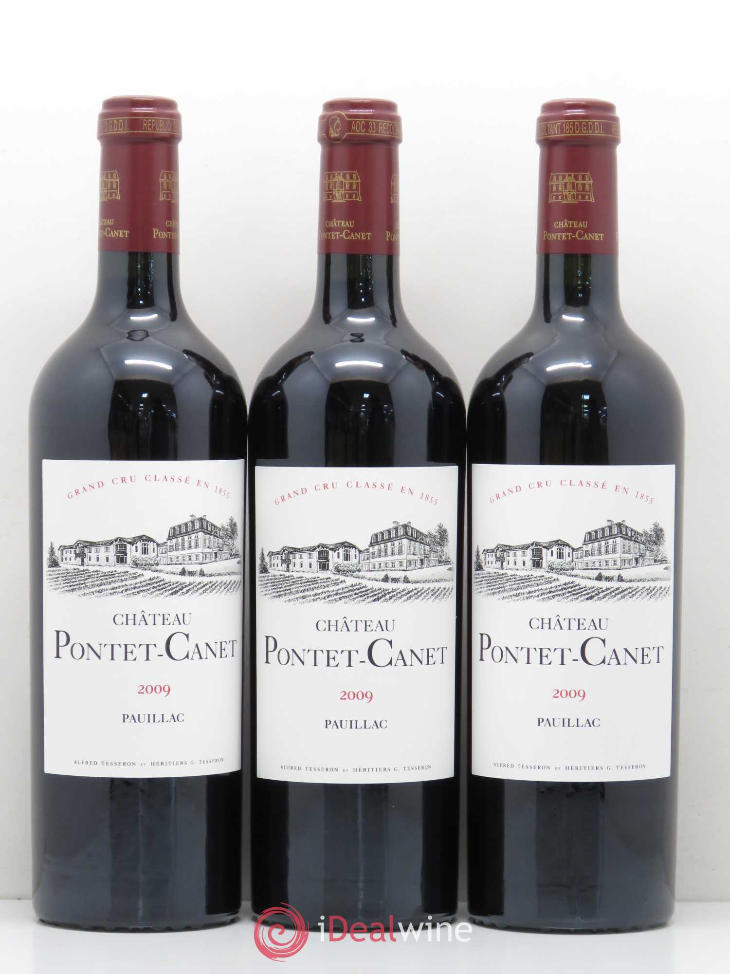 Château Pontet Canet 5ème Grand Cru Classé 2009 - Lot de 12 bouteilles - 5