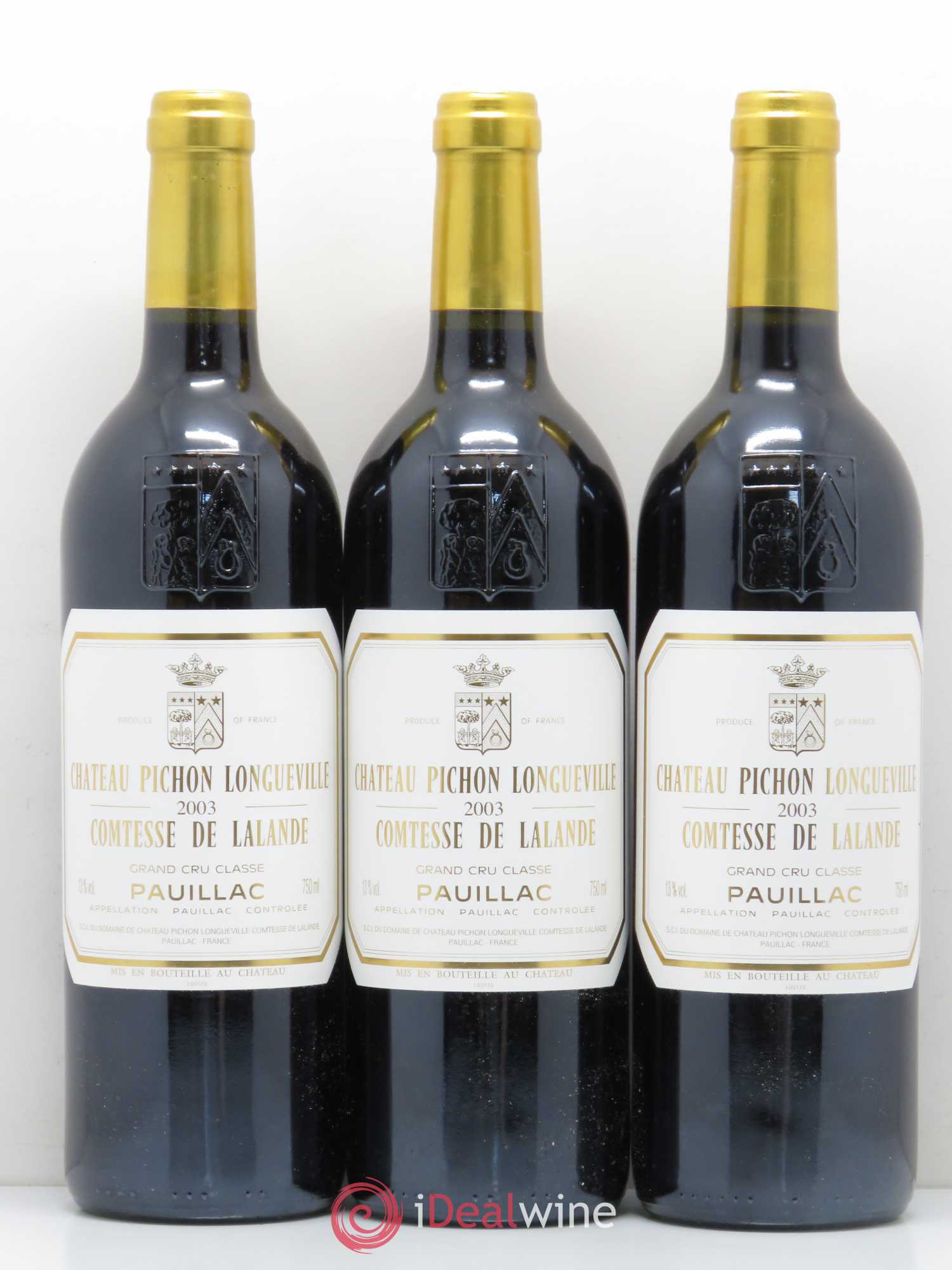 Château Pichon Longueville Comtesse de Lalande 2ème Grand Cru Classé 2003 - Lot de 12 bouteilles - 4