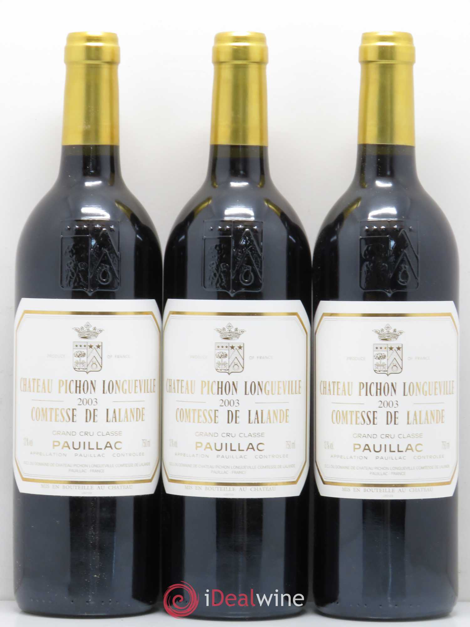 Château Pichon Longueville Comtesse de Lalande 2ème Grand Cru Classé 2003 - Lot de 12 bouteilles - 3