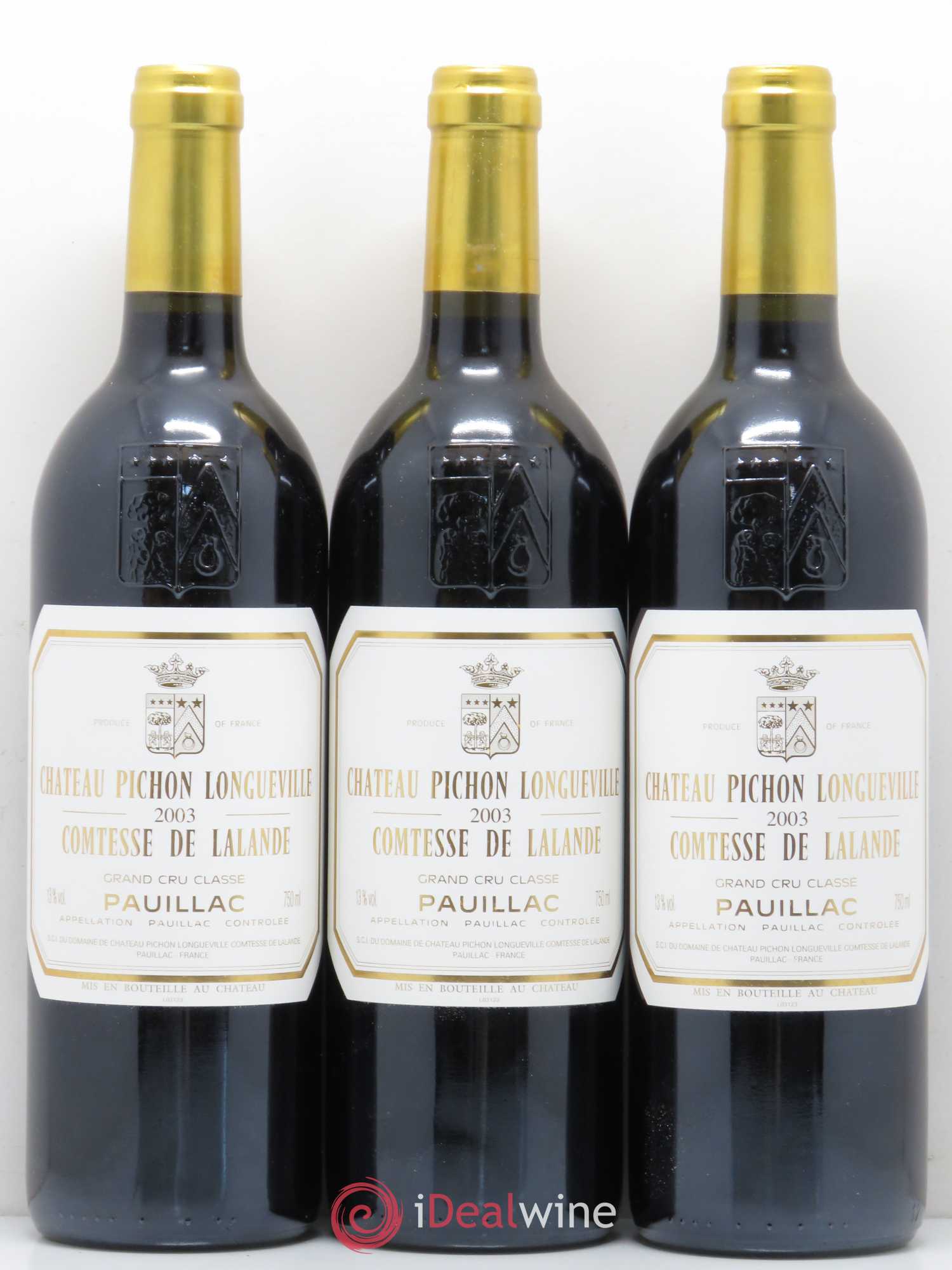 Château Pichon Longueville Comtesse de Lalande 2ème Grand Cru Classé 2003 - Lot de 12 bouteilles - 4