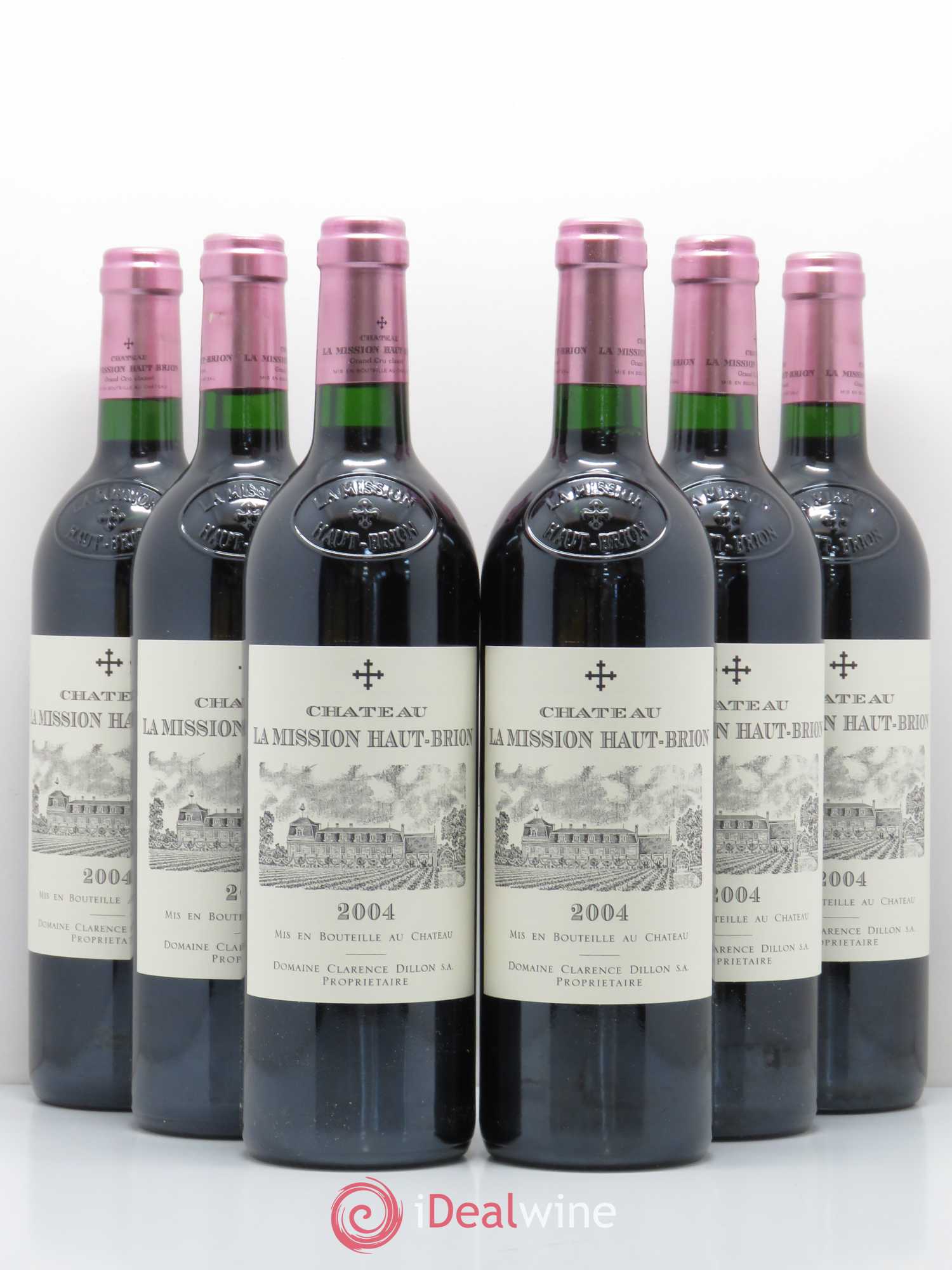 Château la Mission Haut-Brion Cru Classé de Graves 2004 - Lot de 6 bouteilles - 0