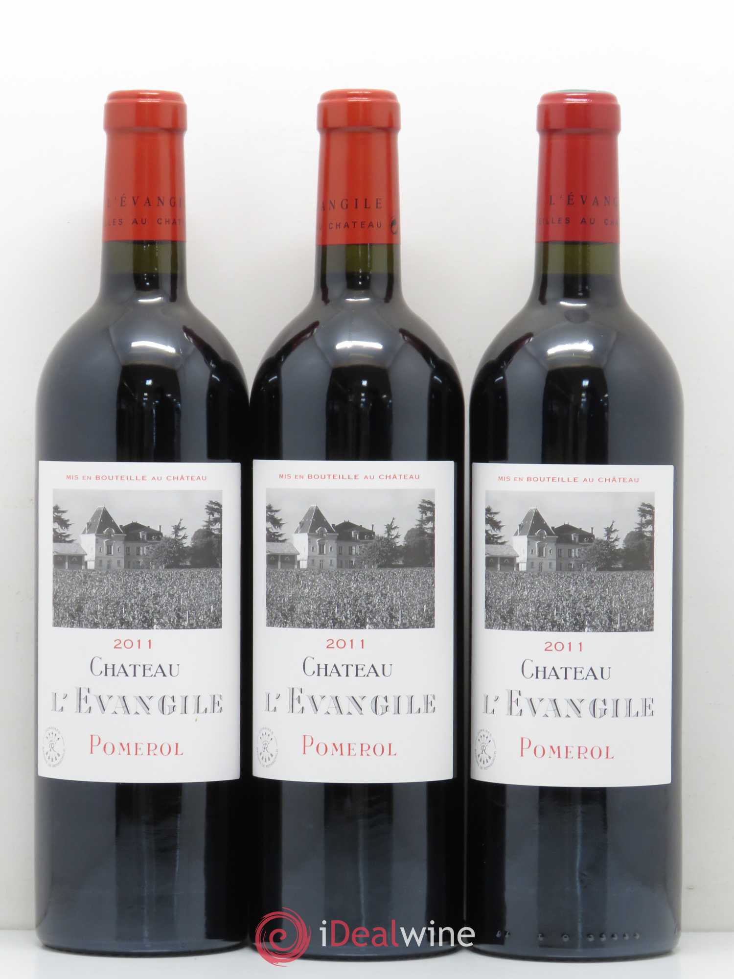 Château l' Évangile 2011 - Lot de 12 bouteilles - 1