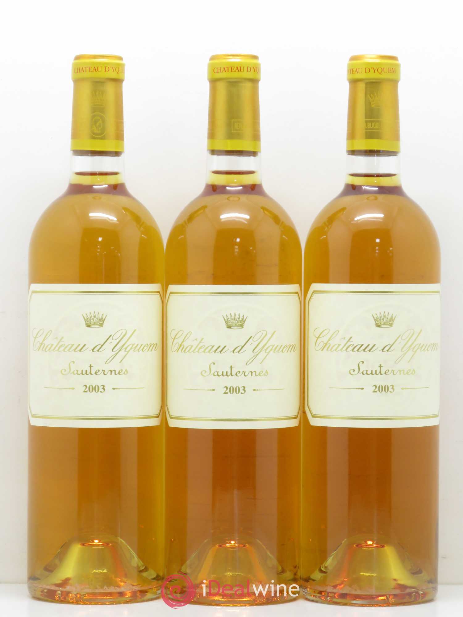 Château d' Yquem 1er Cru Classé Supérieur 2003 - Lotto di 6 bottiglie - 2