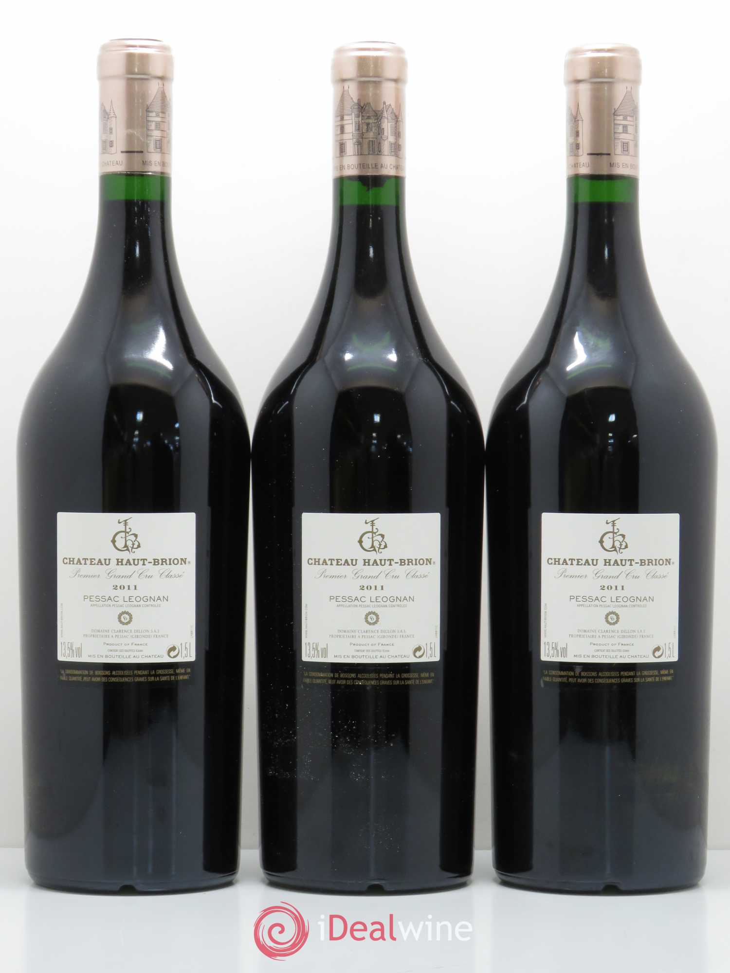 Château Haut Brion 1er Grand Cru Classé 2011 - Lot of 6 magnums - 4