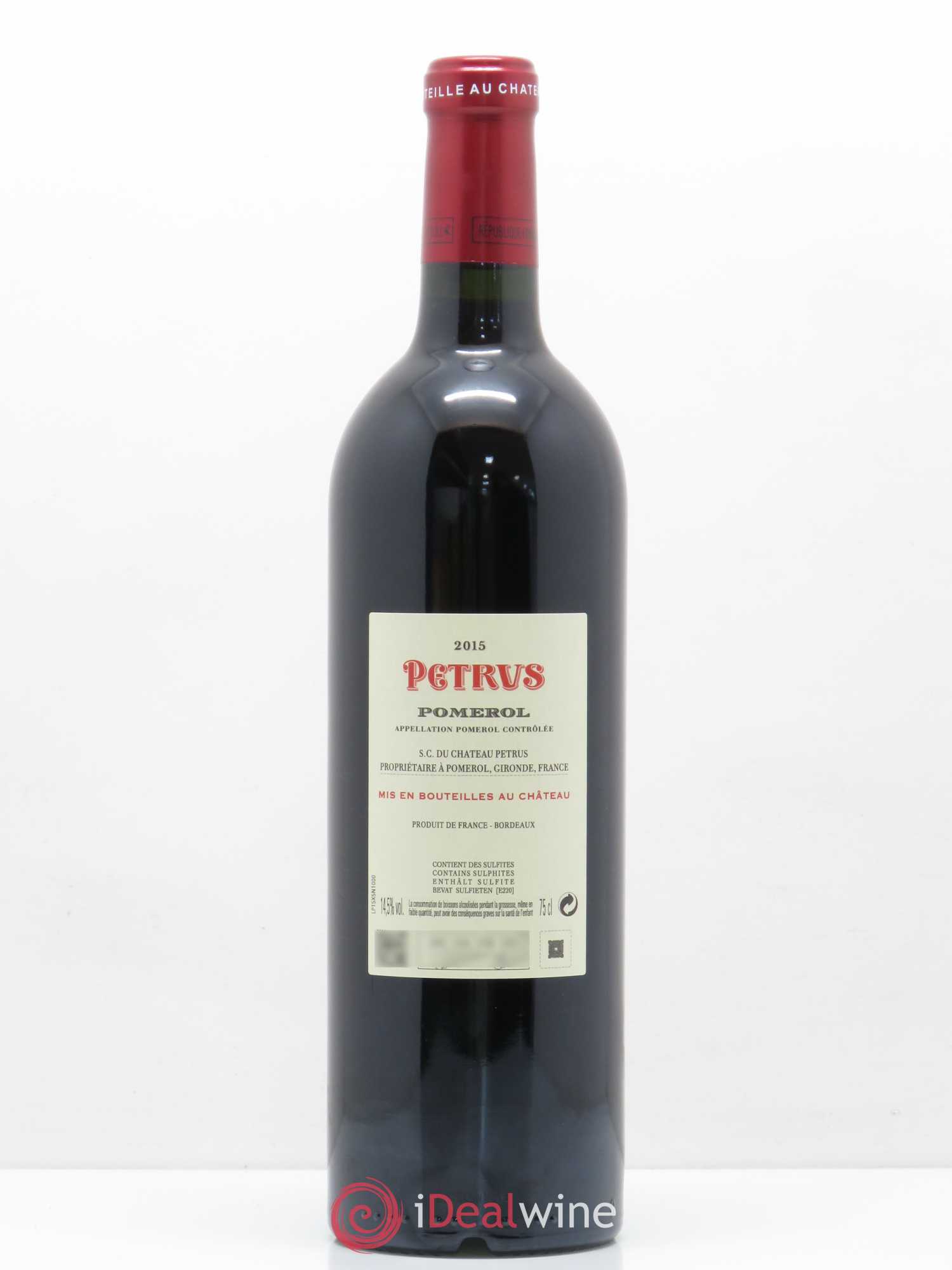 Petrus 2015 - Lot de 1 bouteille - 1