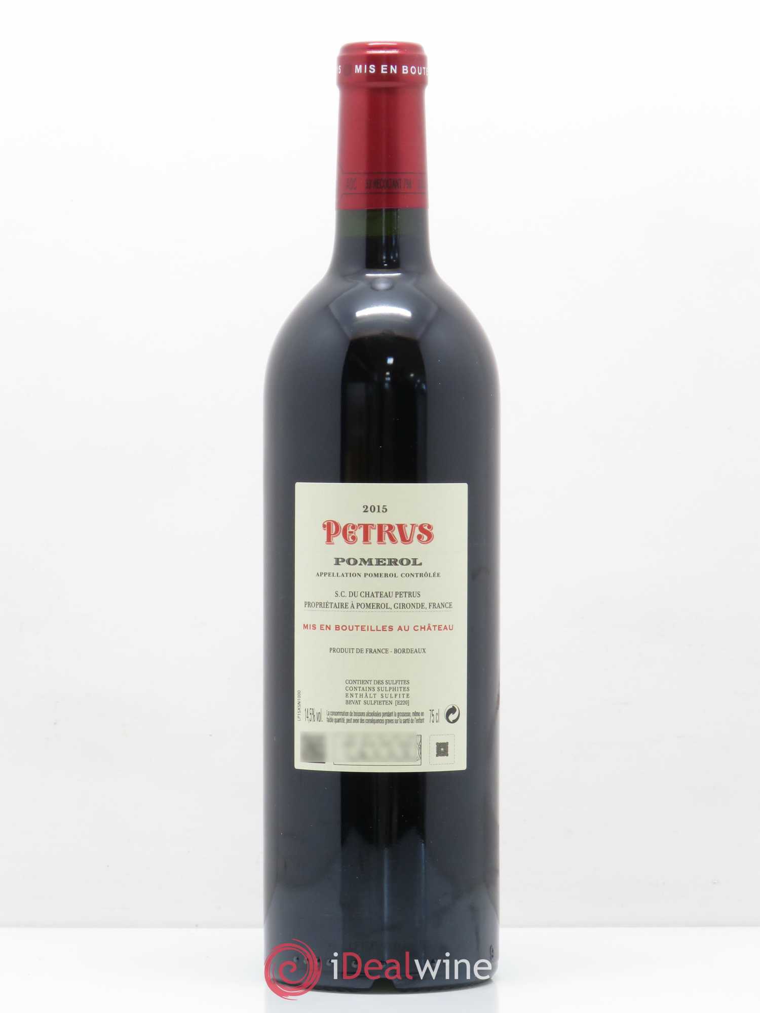 Petrus 2015 - Lot de 1 bouteille - 1