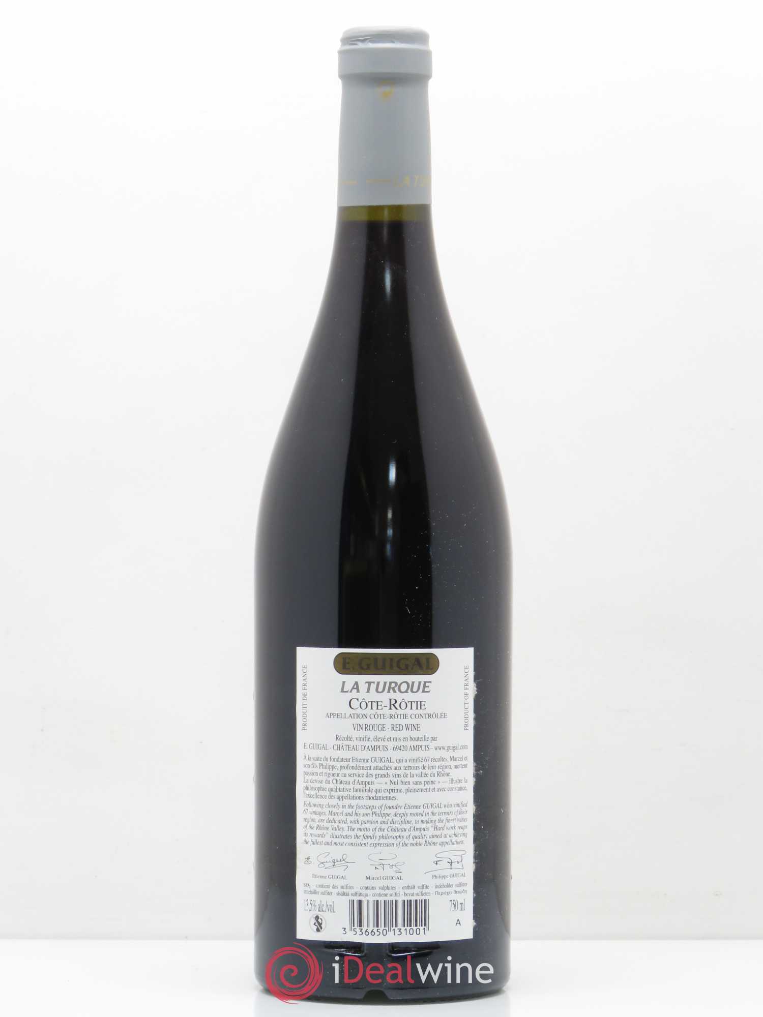 Côte-Rôtie La Turque Guigal 2012 - Lot de 1 bouteille - 1