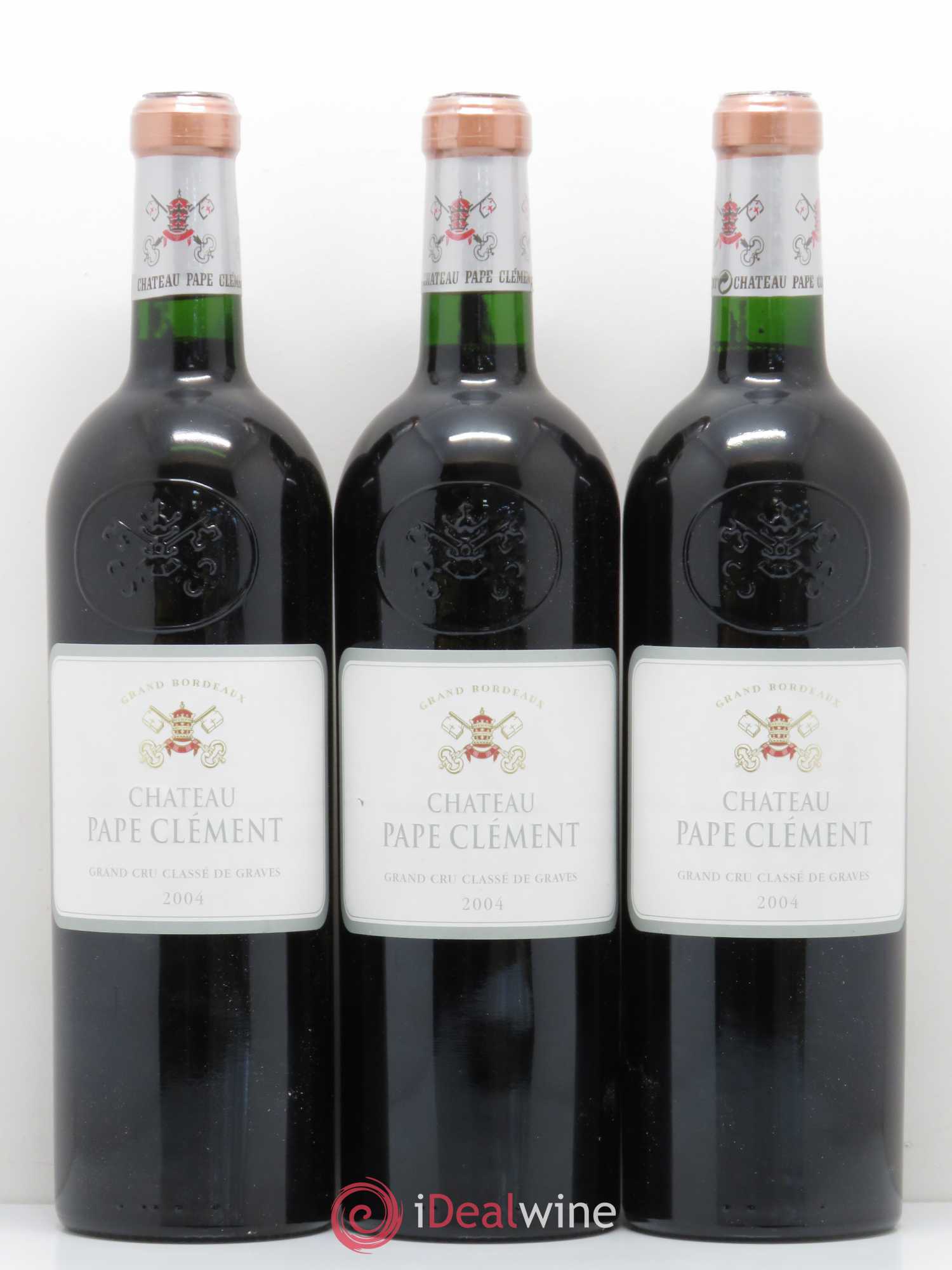 Château Pape Clément Cru Classé de Graves 2004 - Lot de 3 bouteilles - 0